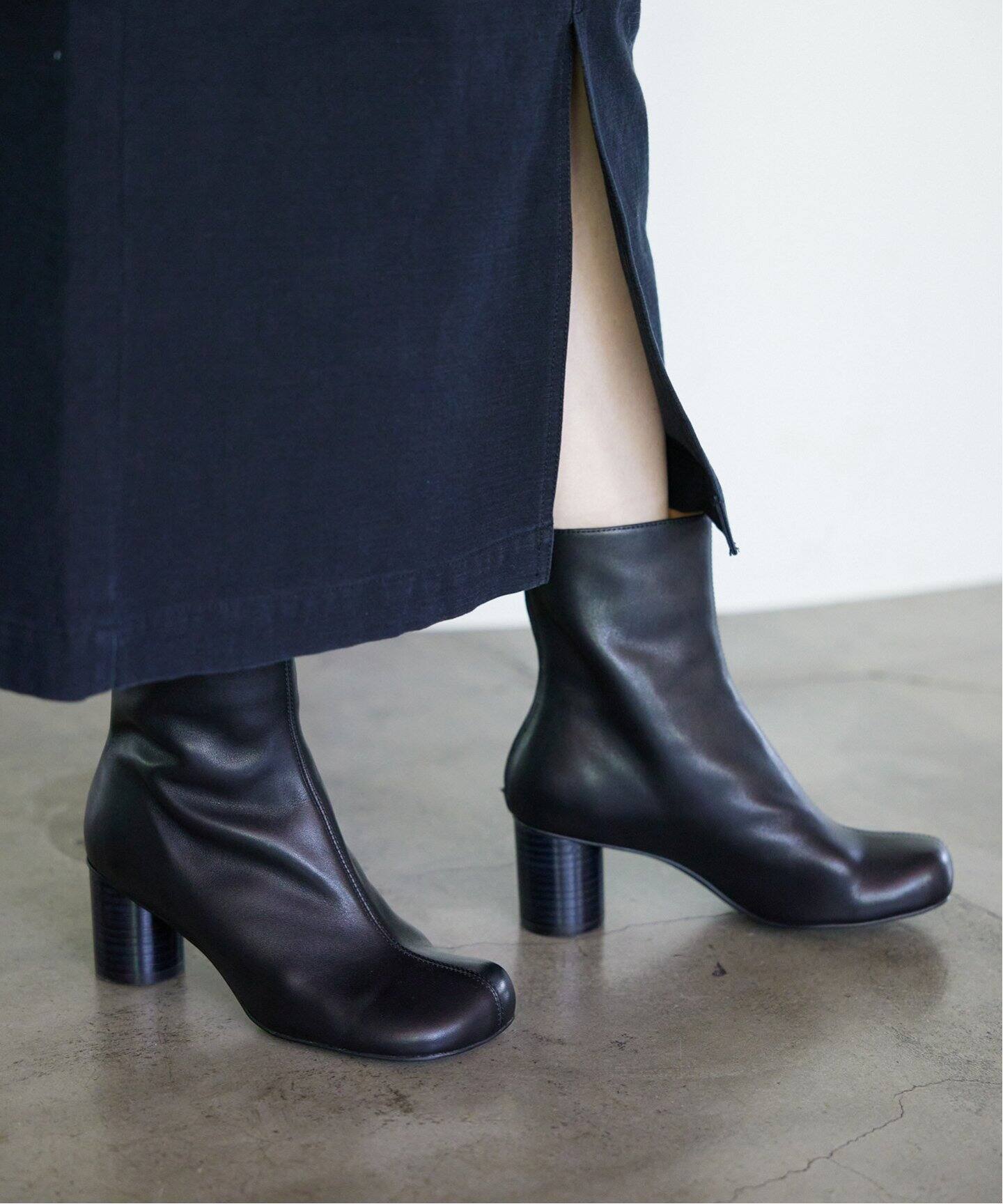 予約》SLOBE スクエアトゥショートブーツ（ブーティ・ショートブーツ  