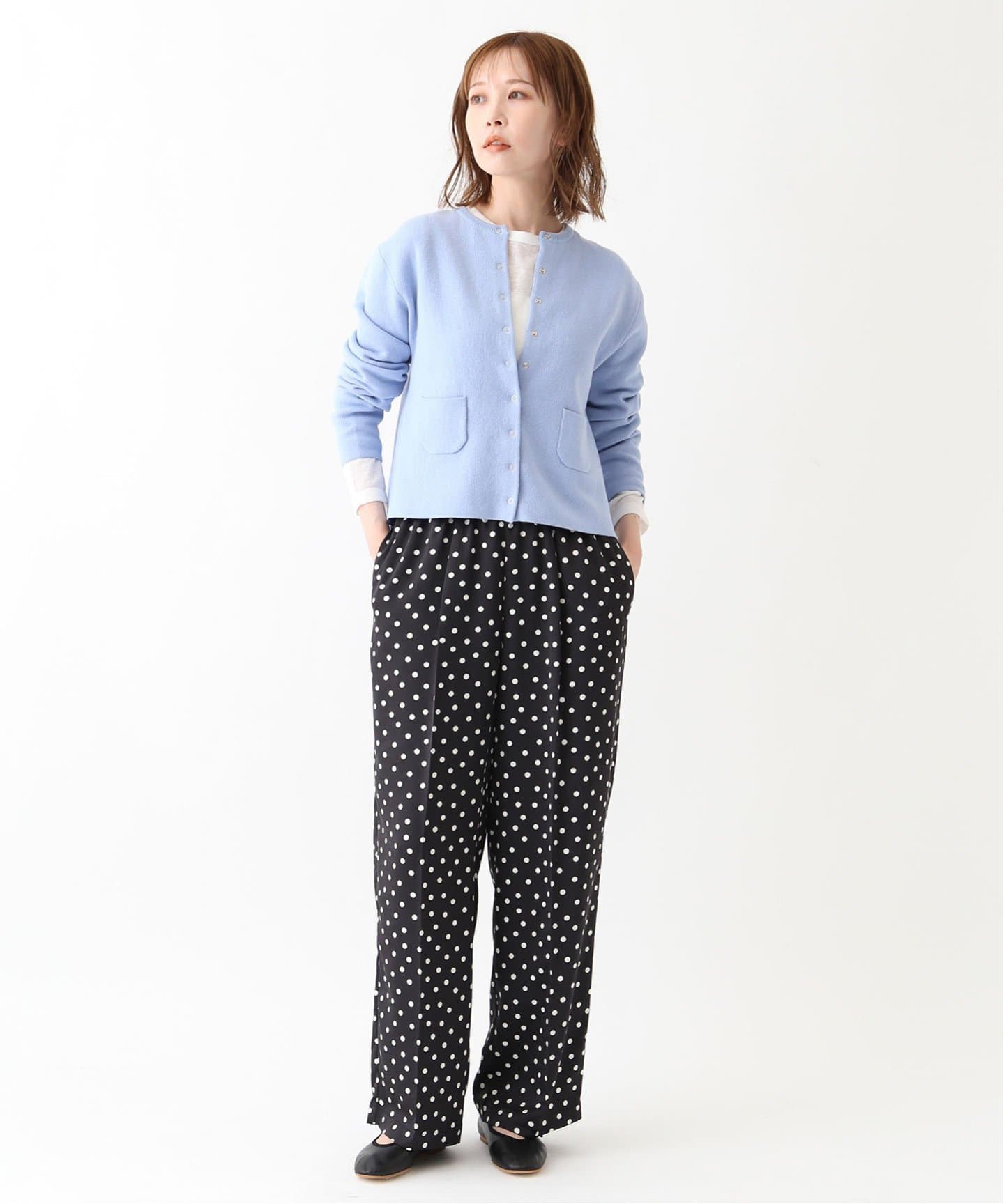 bonitas/ボニータス レザーフラットシューズ（フラットシューズ