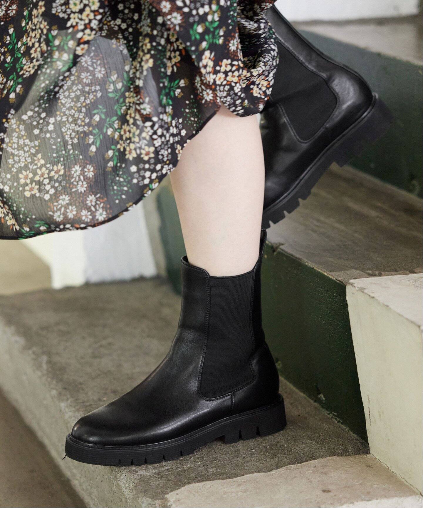 WEB限定/追加4》SLOBE IENA サイドゴアブーツ（ブーティ・ショート  