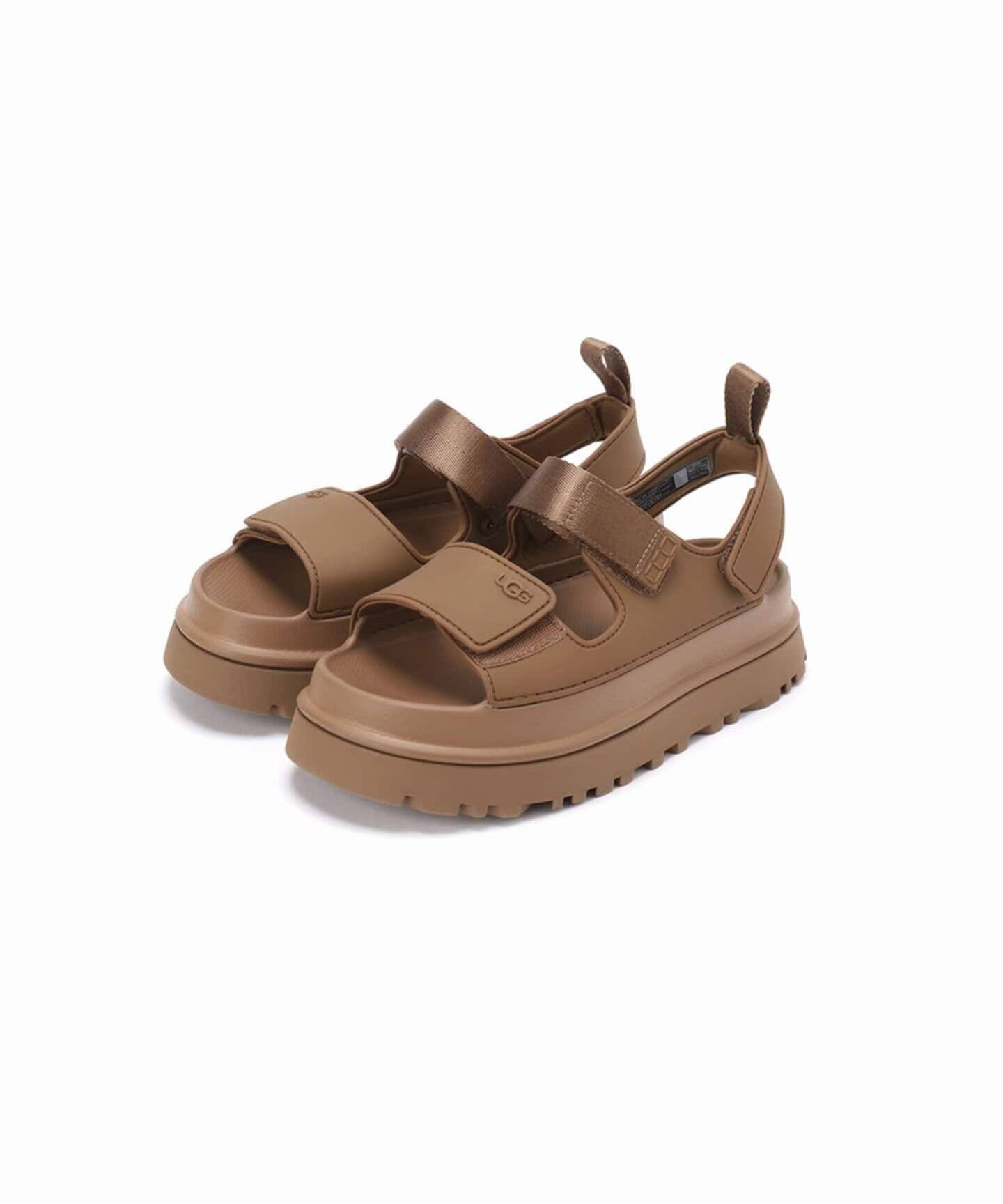 WEB限定/追加2》 UGG/アグ GoldenGlow Sandal 1152685-BLK/BRWN 