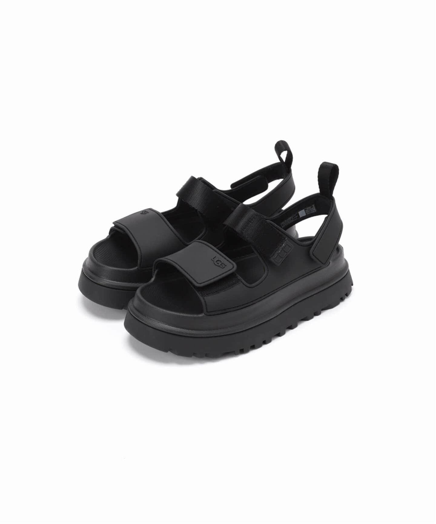 WEB限定/追加2》 UGG/アグ GoldenGlow Sandal 1152685-BLK/BRWN 