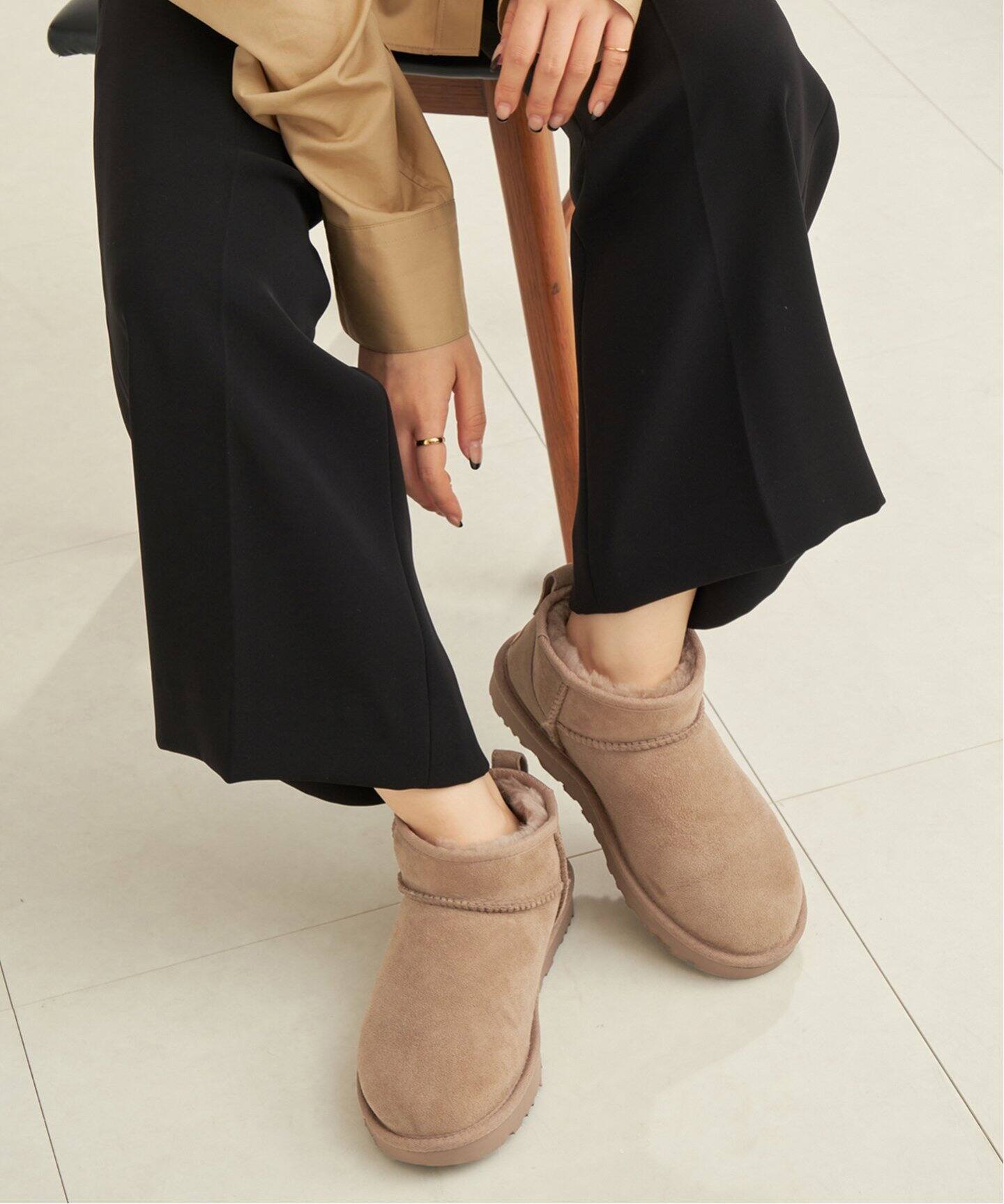 新品】 UGG ムートンブーツ サイズ7 きやすかっ