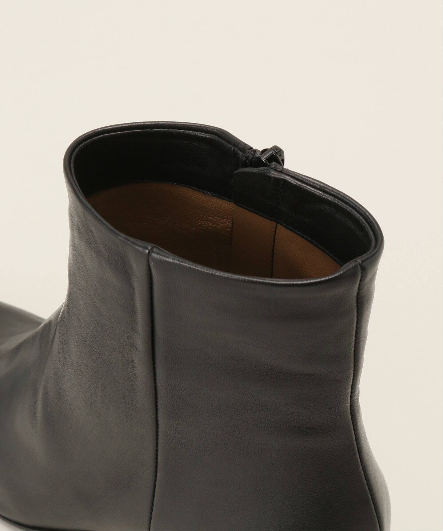 FABIO RUSCONI/ファビオルスコーニ SHORT BOOTS (ブラック)（ブーティ 