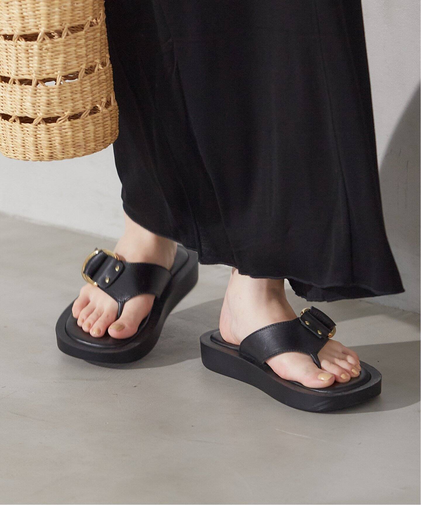 CAMINANDO/カミナンド】別注 THONG PLATFORM サンダル（サンダル  