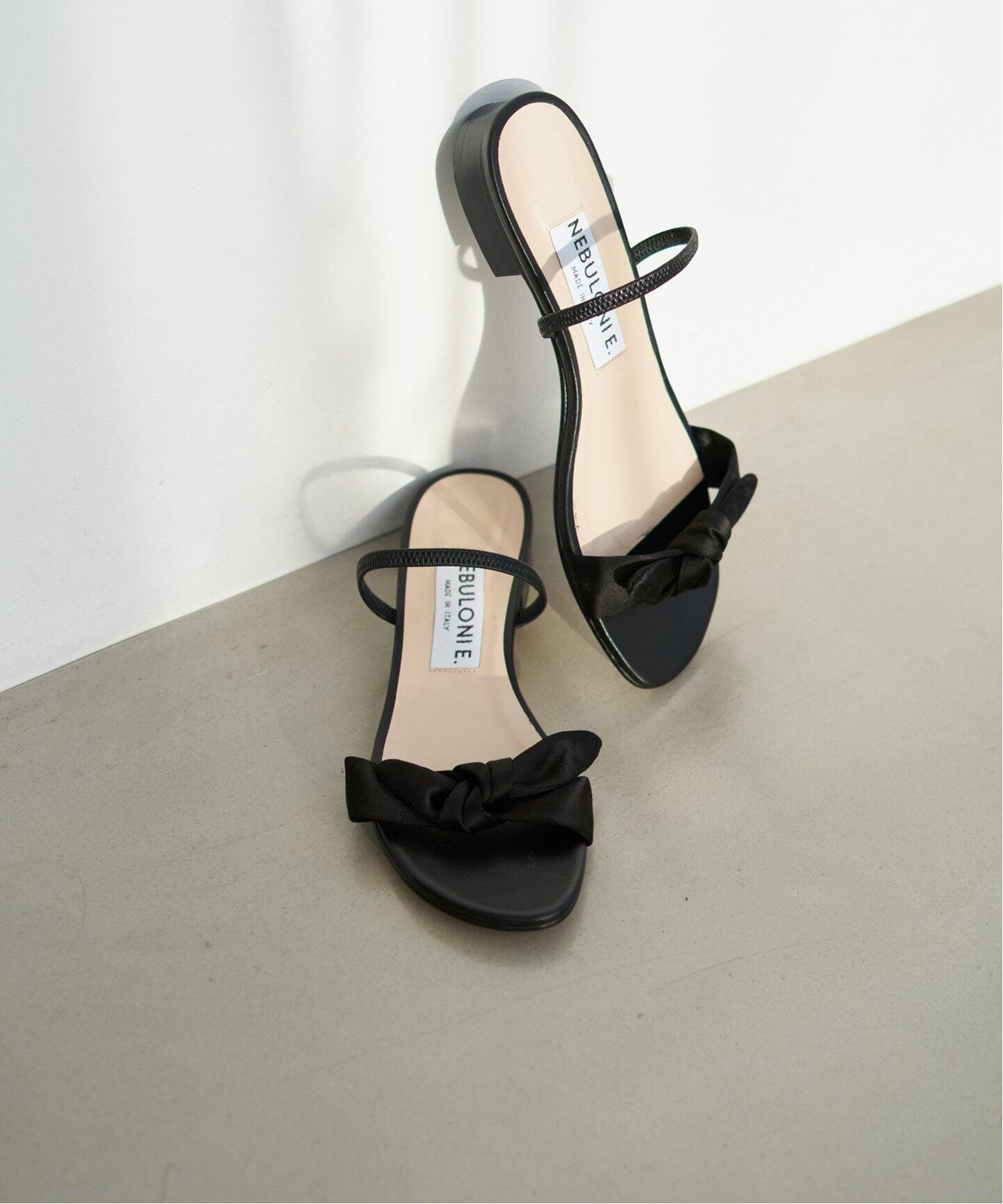 NEBULONI E. / ネブローニ】SATIN RBN サンダル（サンダル）｜Plage  