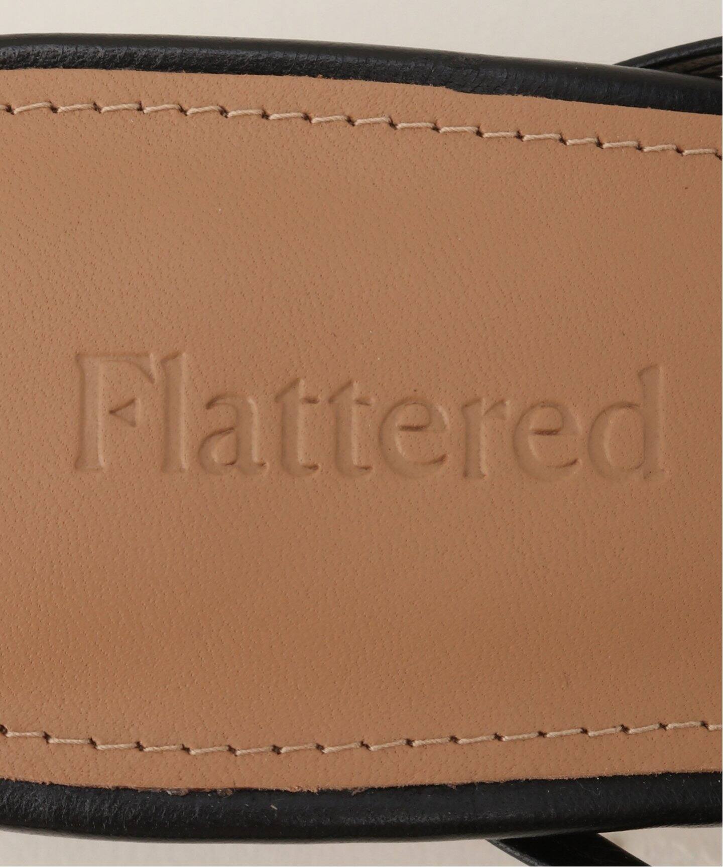 FLATTERED/フラッタード TLVA Flat 逃げ出し Sandal 