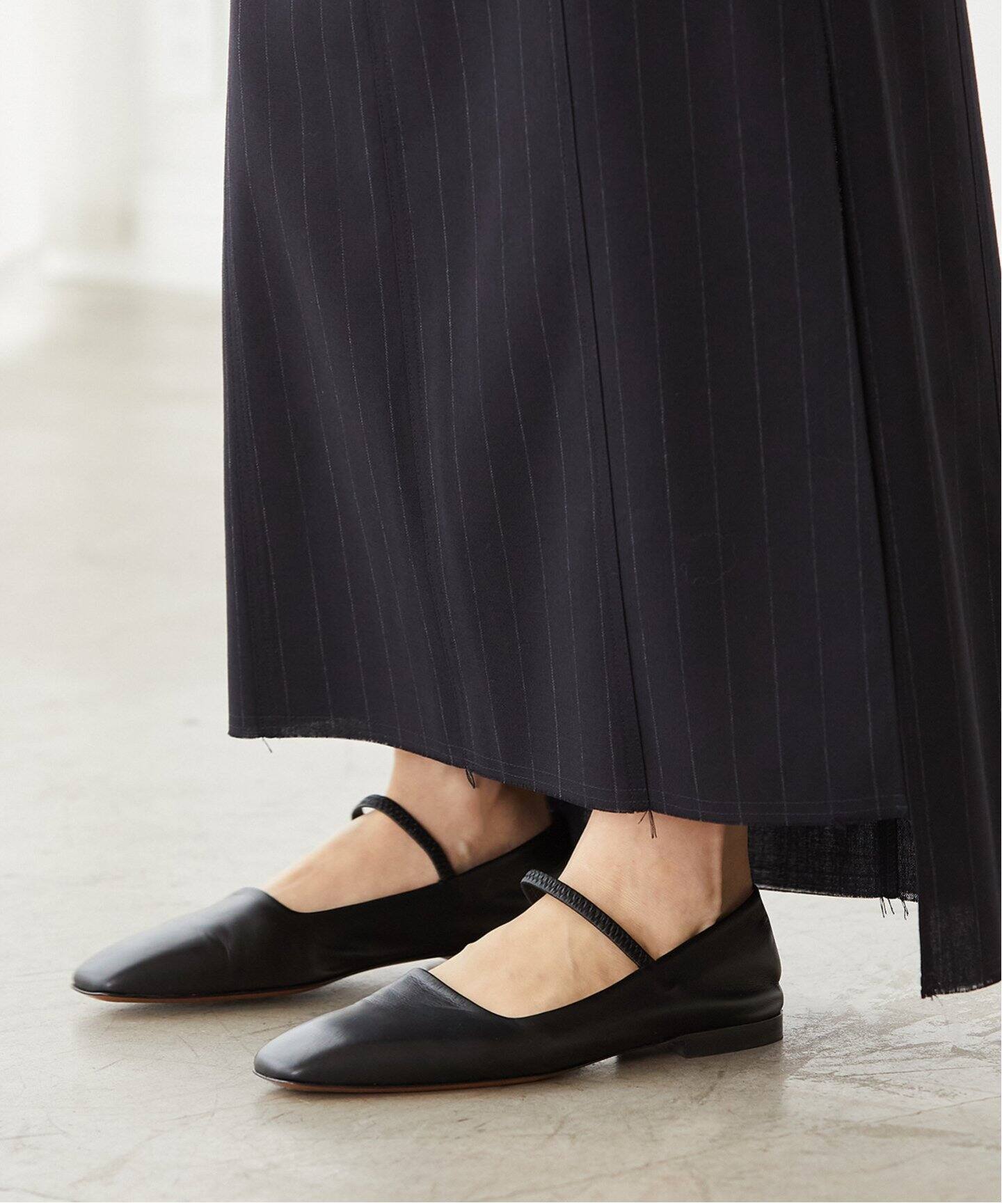 ATP ATELIER/エーティーピーアトリエ】Petina Black Nappa シューズ 