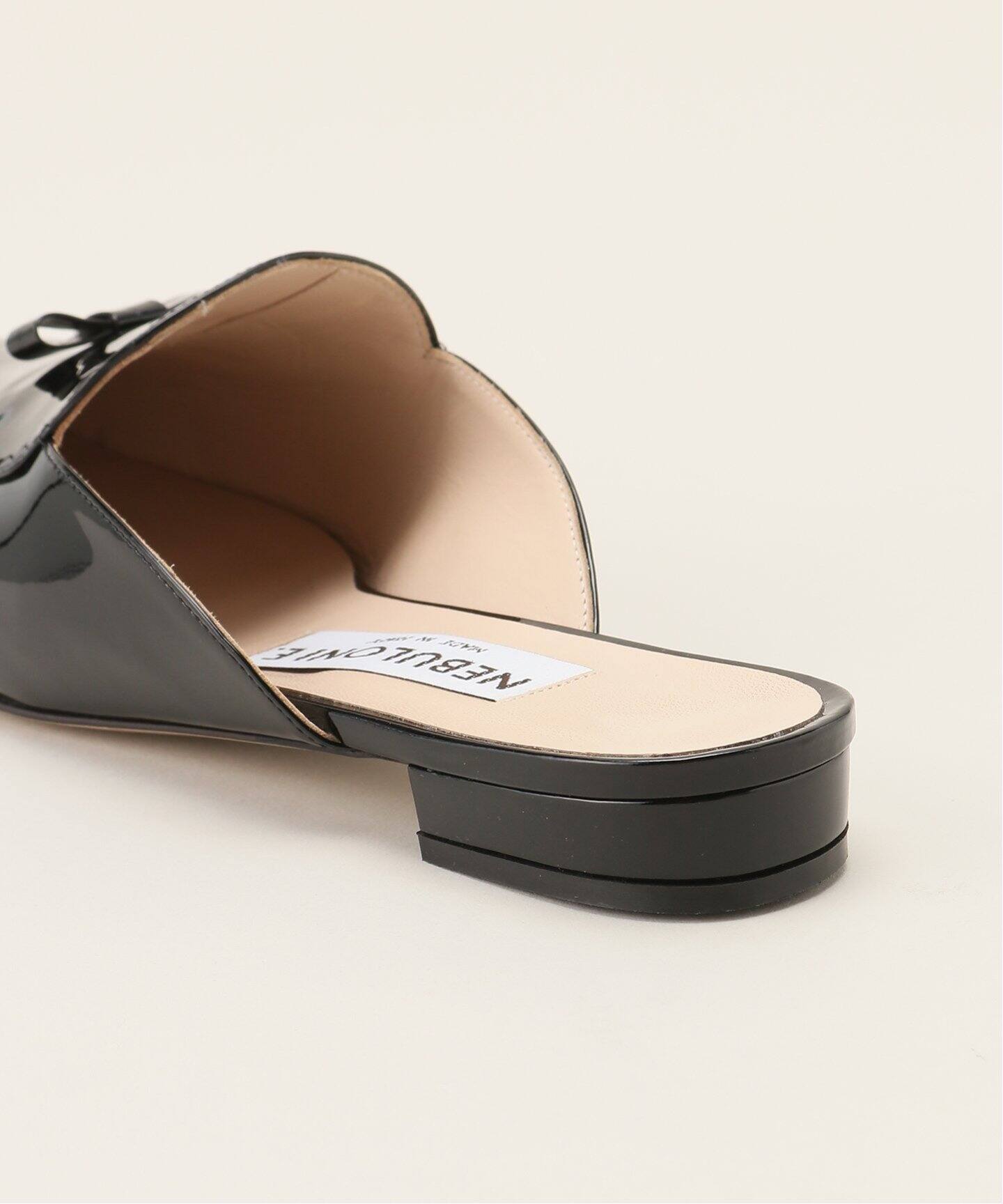 NEBULONI E. （ネブローニ）Pink Ribbon Patent ミュール 0341143202 