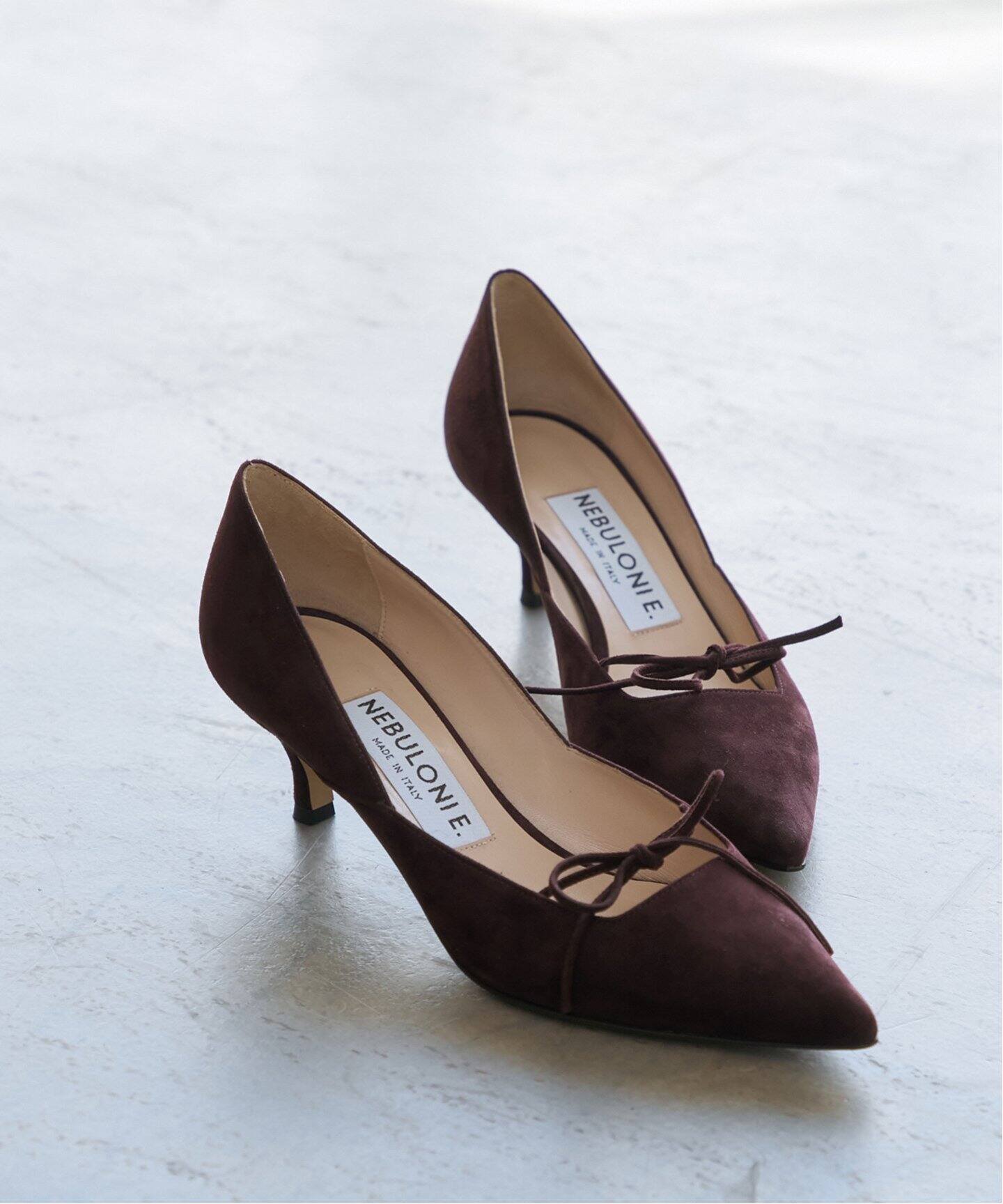 NEBULONI E.（ネブローニ）Ribbon Pumps 7304/ AGU（パンプス 