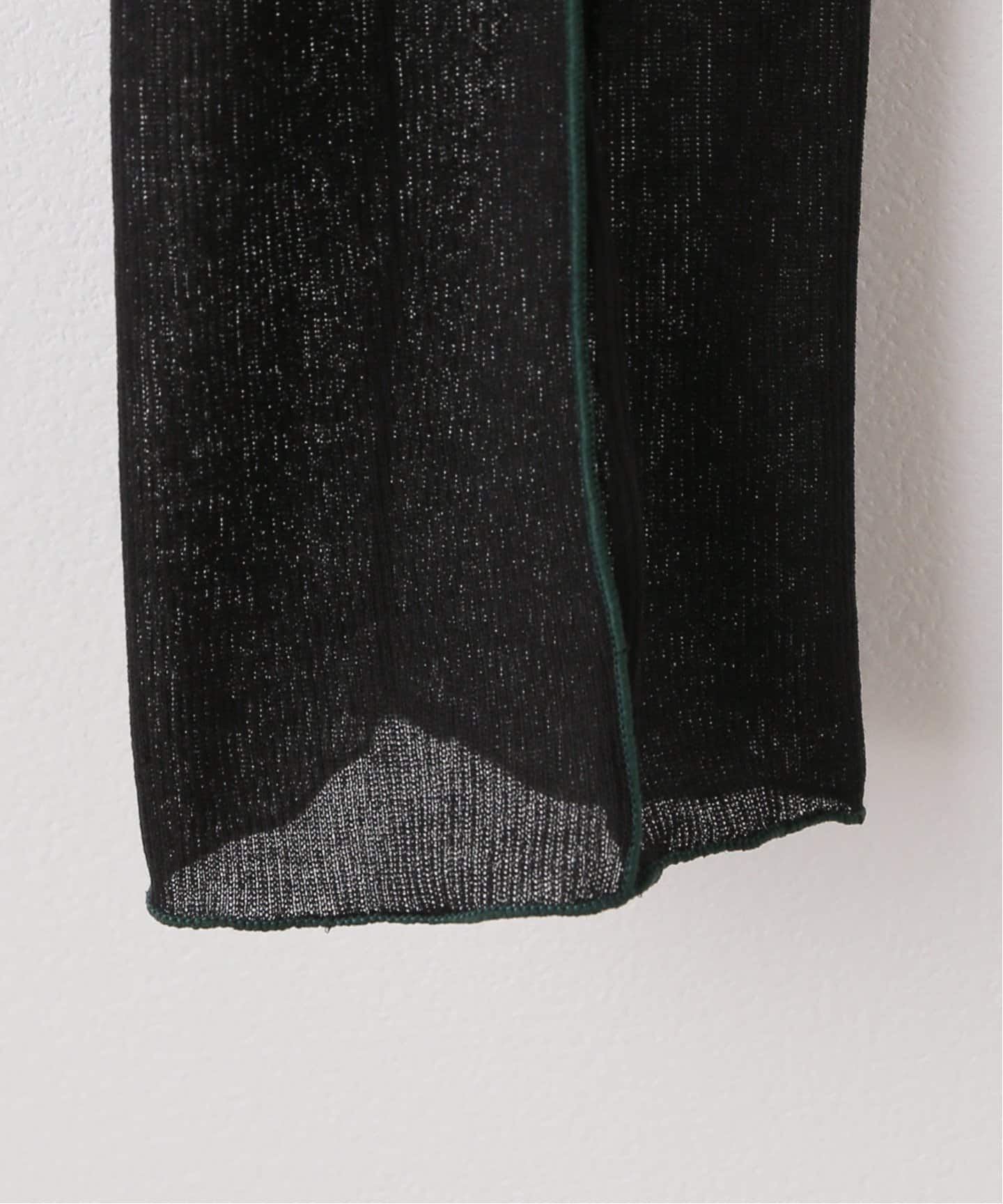 シシクイ　リブレギンス シシクイ リブレギンス Rib Knit legg / BLACK – SHISHIKUI