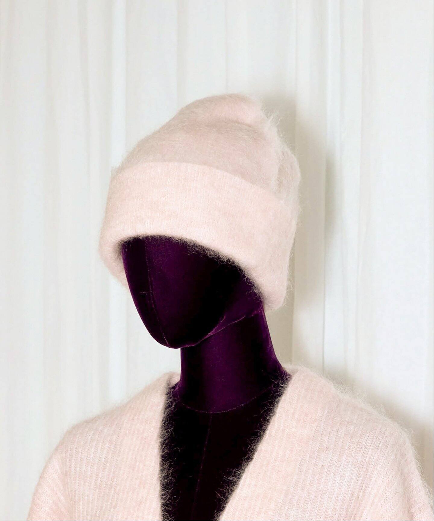 SAYAKA DAVIS BRUSHED MOHAIR MIX BEANIE TKT204-MK：ニットキャップ 