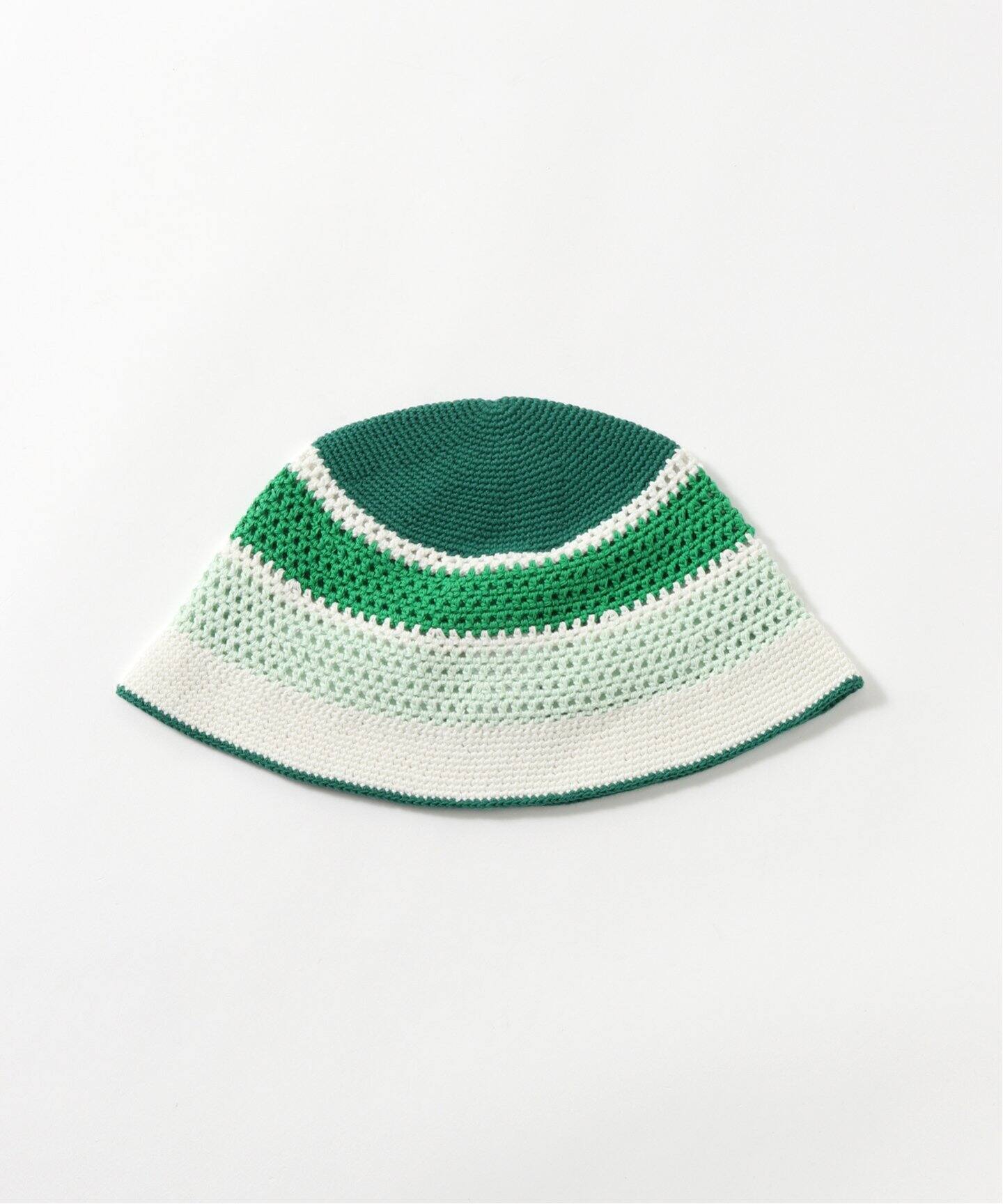 Casablanca 難 STRIPED CROCHET HAT カサブランカ