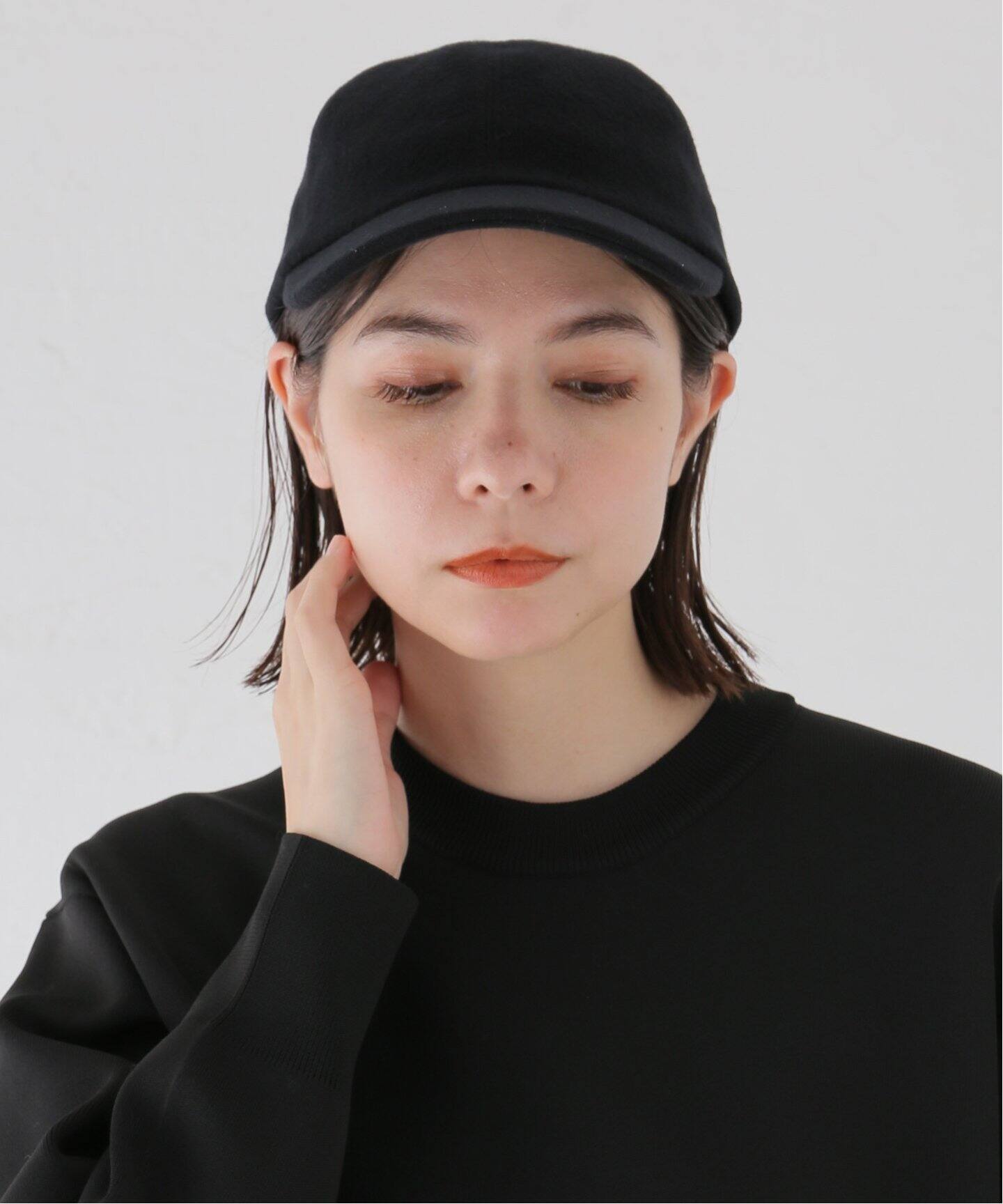 ラメゾンドリリス☆フリンジツイードキャップ¥15,400エストネーション 