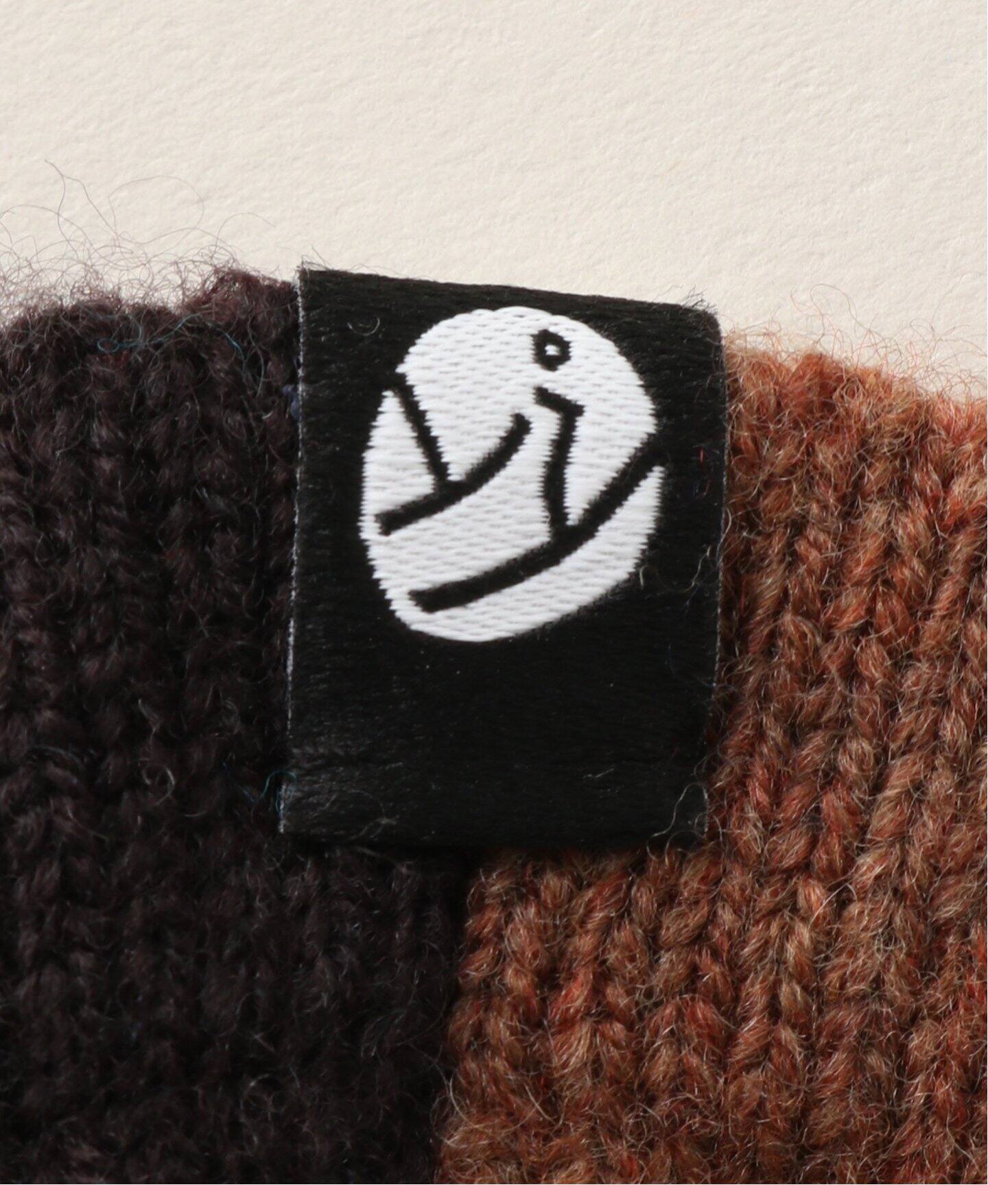 YANYAN/ヤンヤン】CHECKD RIBBON HOOD（ニットキャップ・ビーニー