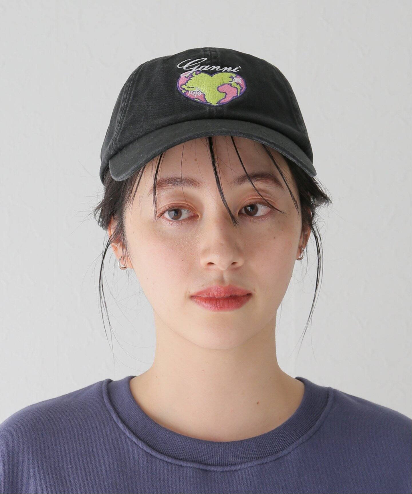 GANNI / ガニー】 Cap Hat Patch：キャップ（キャップ）｜Oriens  