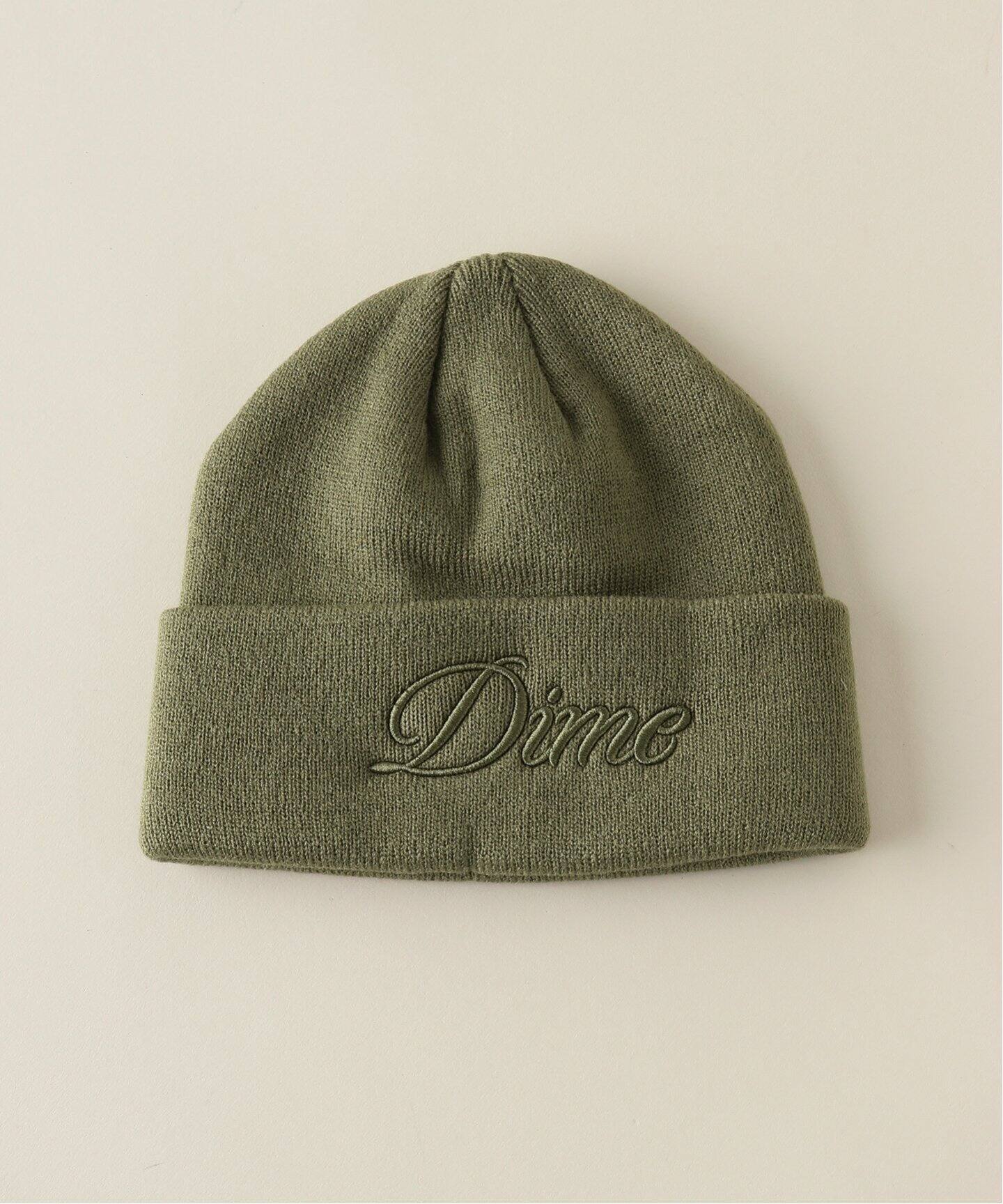 Dime/ダイム】CURSIVE BEANIE：ビーニー（ニットキャップ・ビーニー 