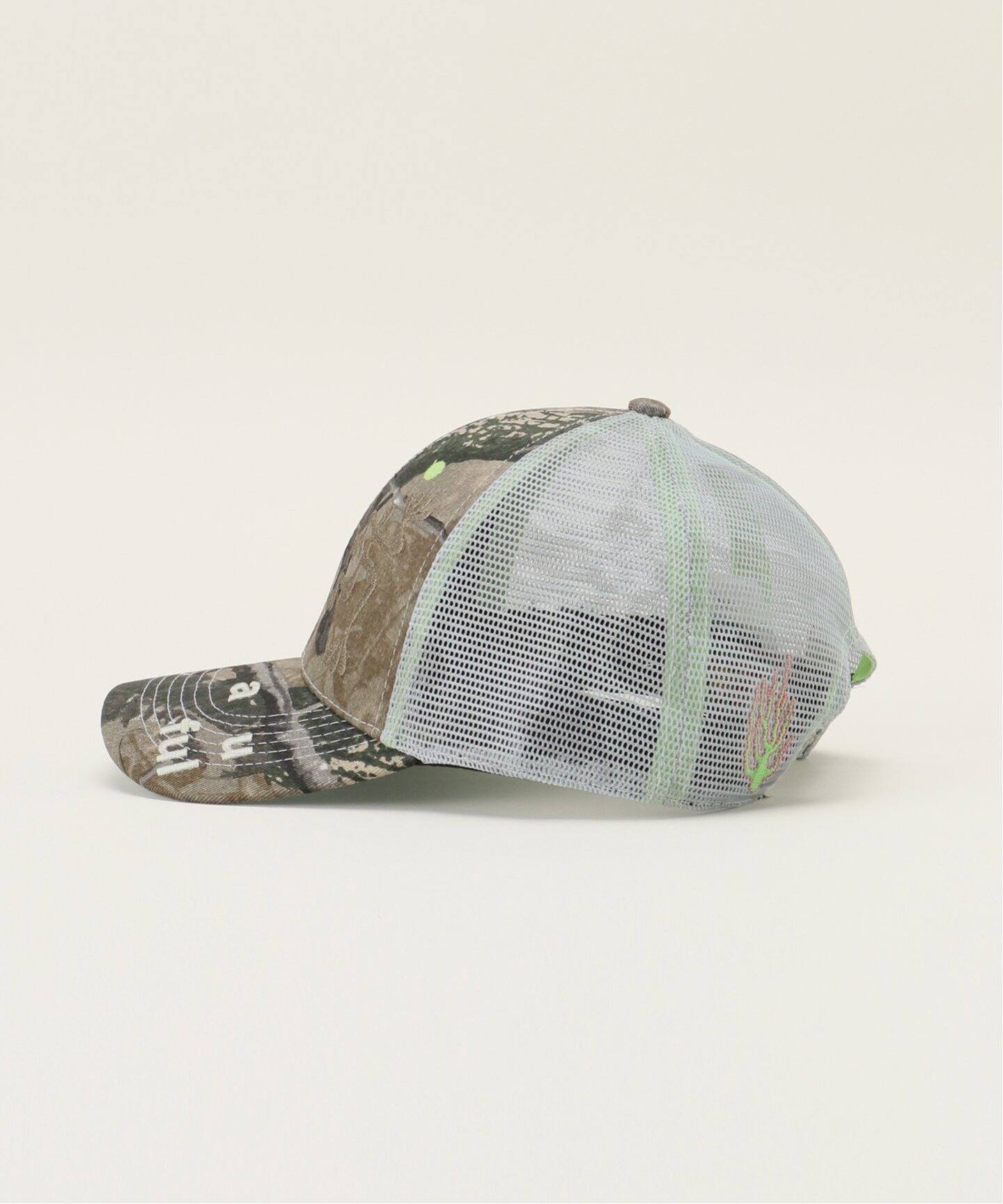 b.eautiful Foam Trucker Hat カーキ キャップ