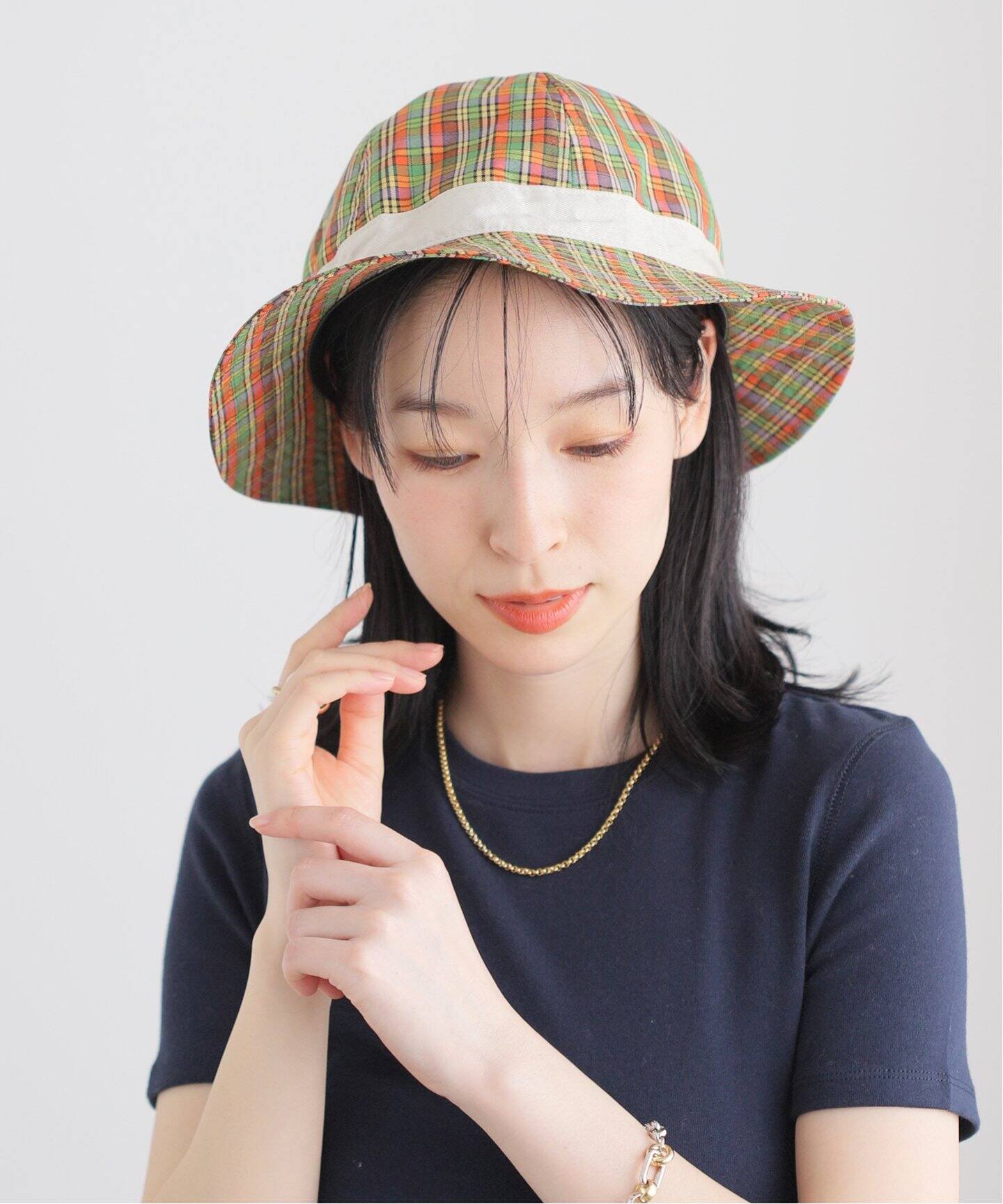 SON OF THE CHEESE / サノバチーズ】Traditional Check Hat：ハット 