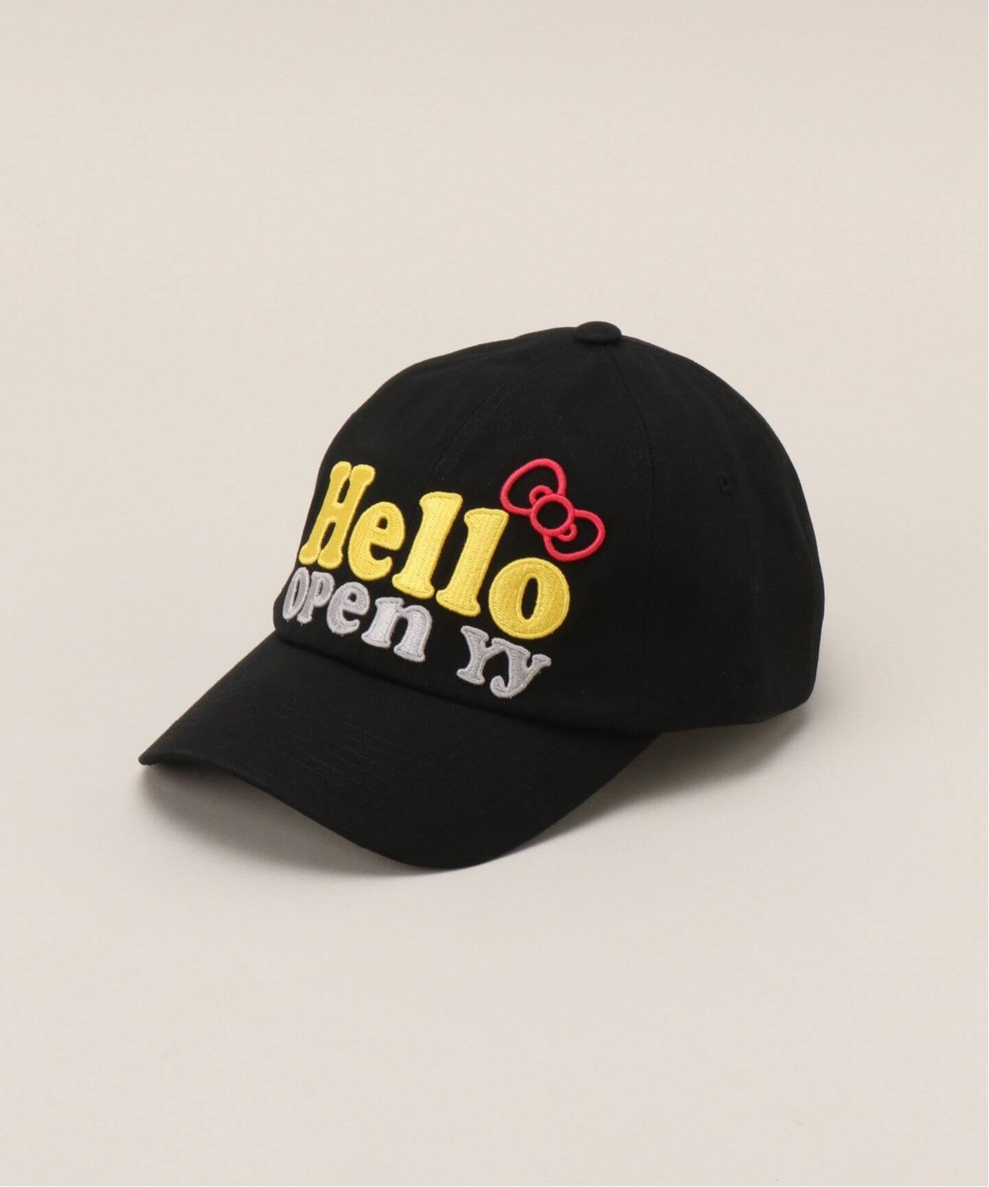OPEN YY×Hello Kitty】YY HELLO BALL CAP：キャップ（キャップ 