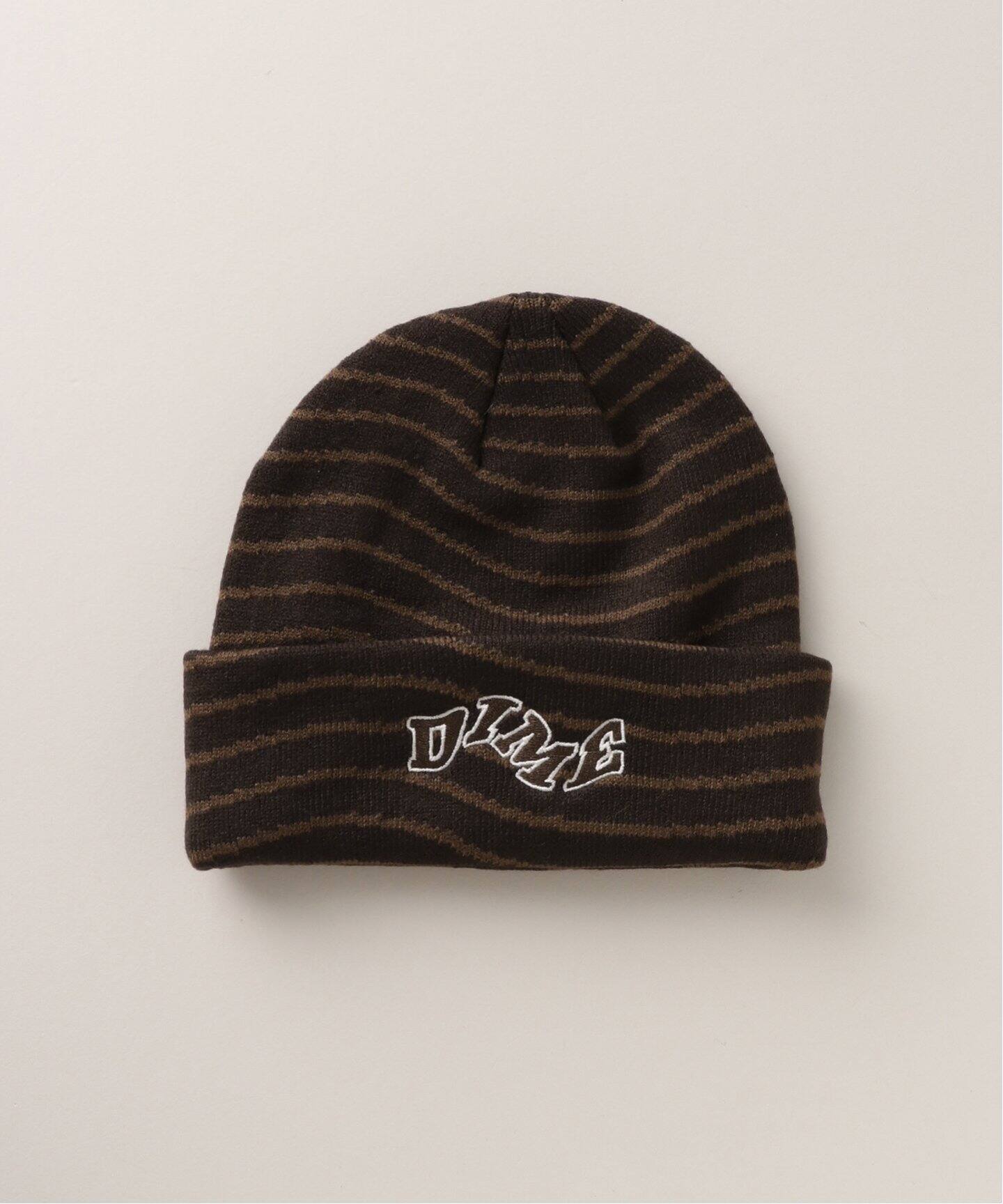 Dime/ダイム】 COLLEGE WAVE CUFF BEANIE（ニットキャップ・ビーニー 