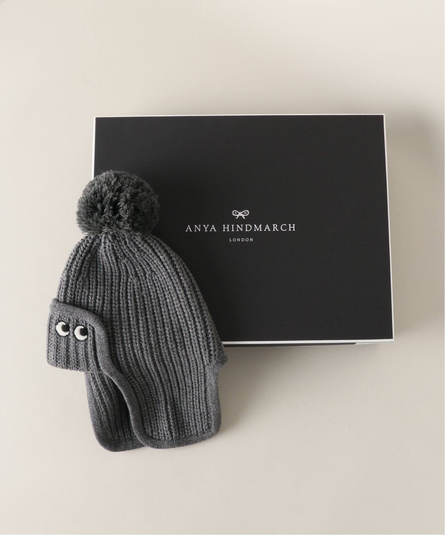 ANYA HINDMARCH/アニヤ ハインドマーチ】HAT EYES（ニットキャップ 