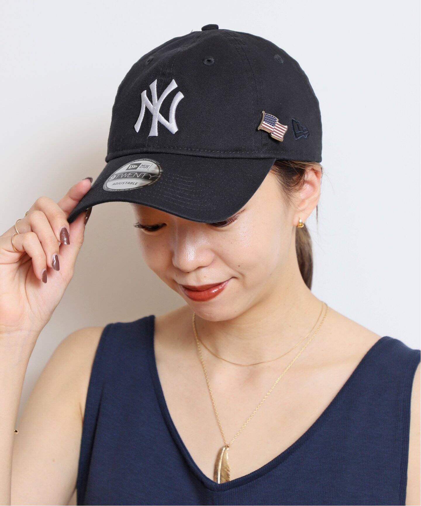 NEW ERA/ニューエラ】 PINS Yankees キャップ(america)（キャップ 