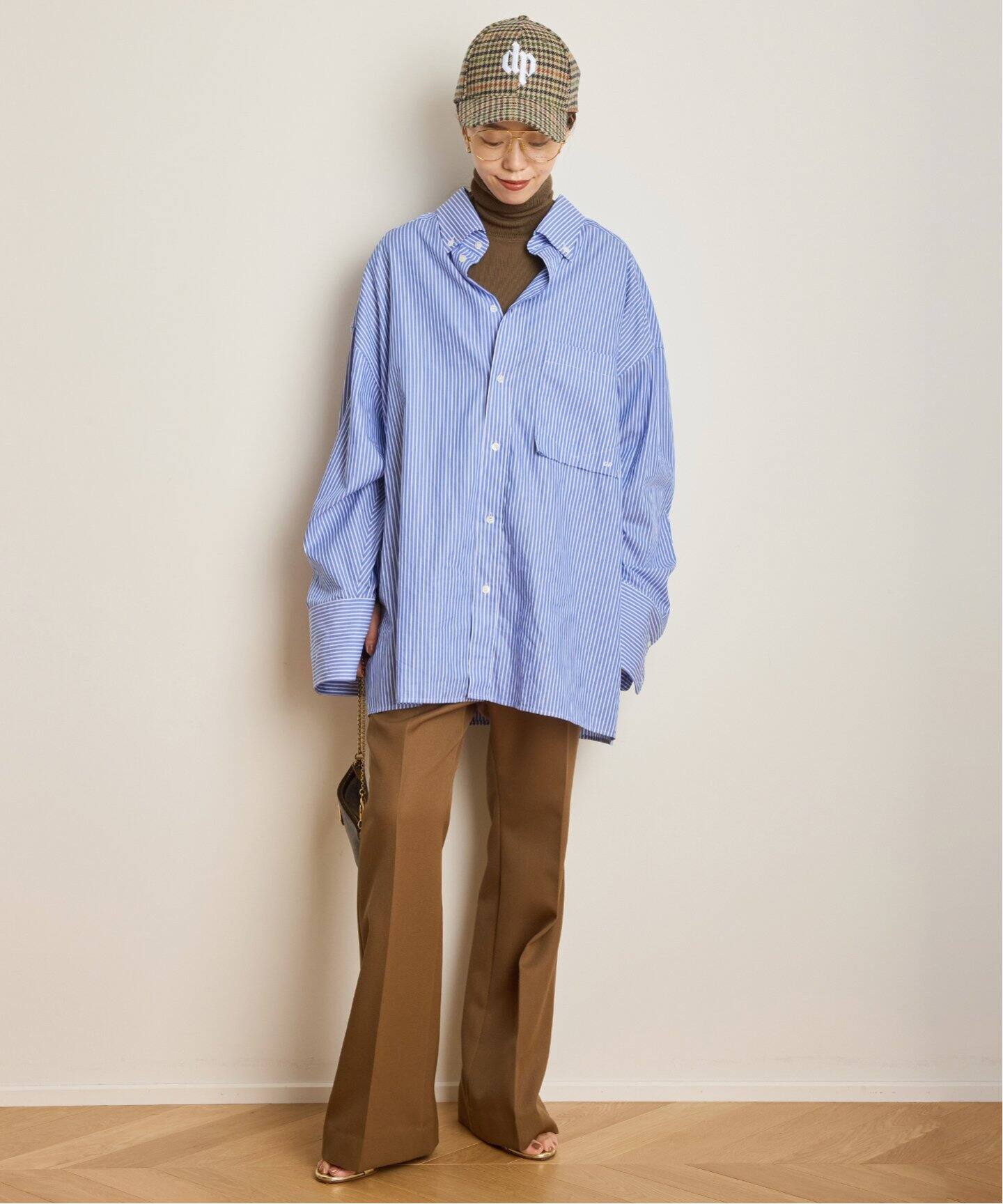 DARKPARK/ダークパーク】CHECK LOGO BASEBALL キャップ（キャップ  