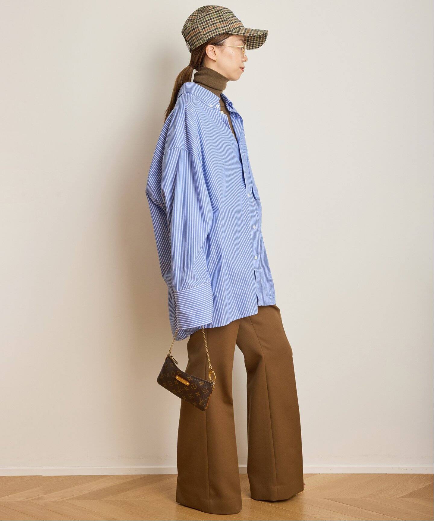 DARKPARK/ダークパーク】CHECK LOGO BASEBALL キャップ（キャップ  