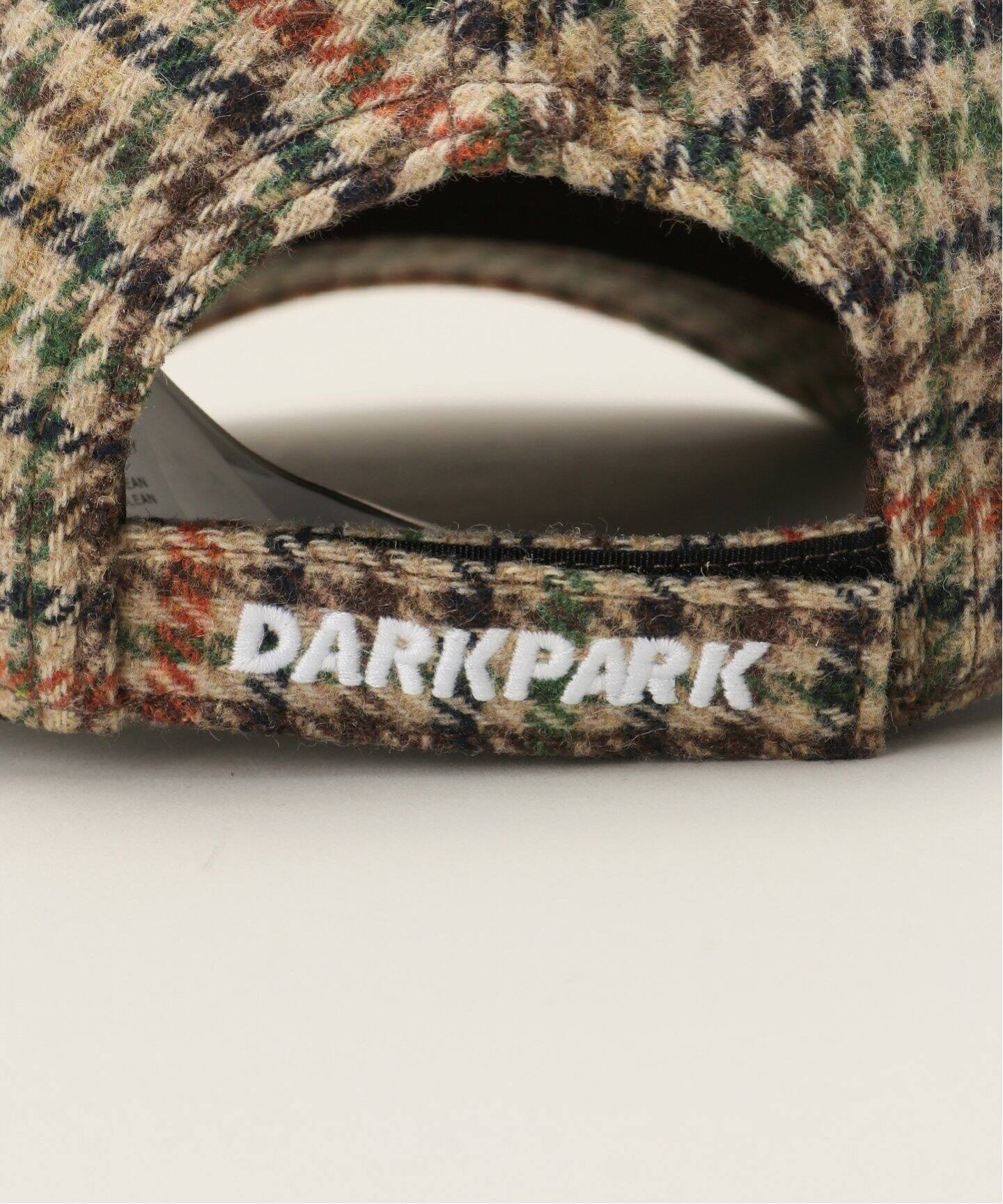 DARKPARK/ダークパーク】CHECK LOGO BASEBALL キャップ（キャップ  