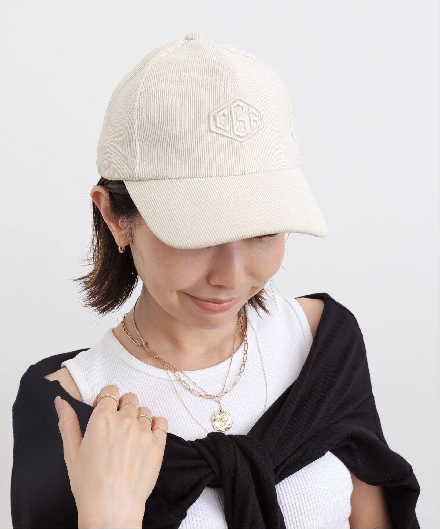 GOOD GRIEF!/グッドグリーフ】 CORDUROY MONOGRAM CAP（キャップ）｜L 
