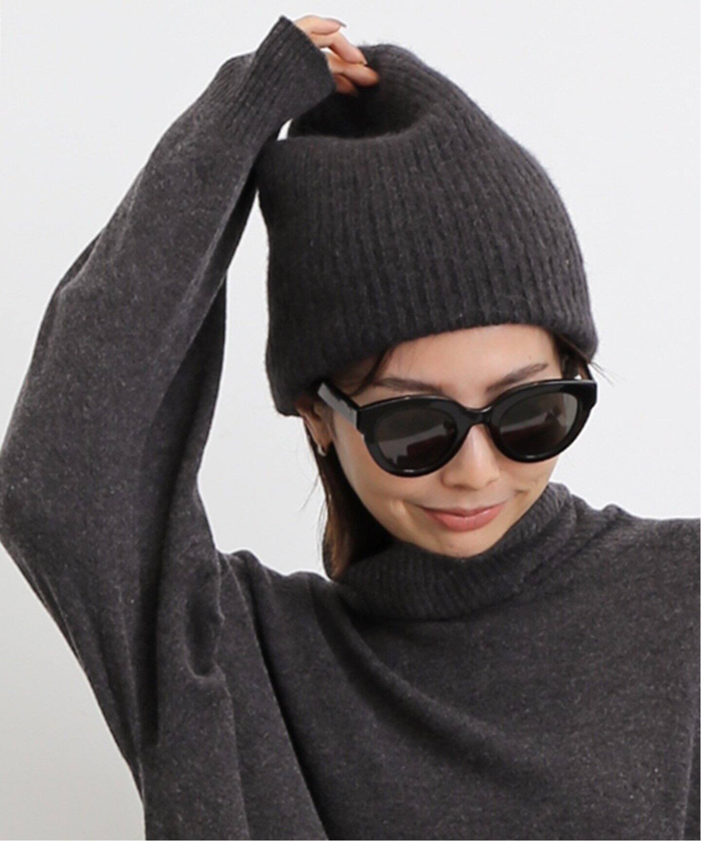 LAUREN MANOOGIAN/ローレン マヌージアン】 SOFT RIB BEANIE（ニット 