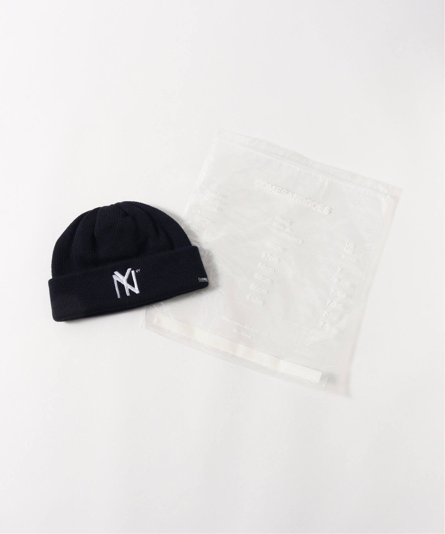 COMESANDGOES / カムズアンドゴーズ】NY NY KNIT（ニットキャップ 