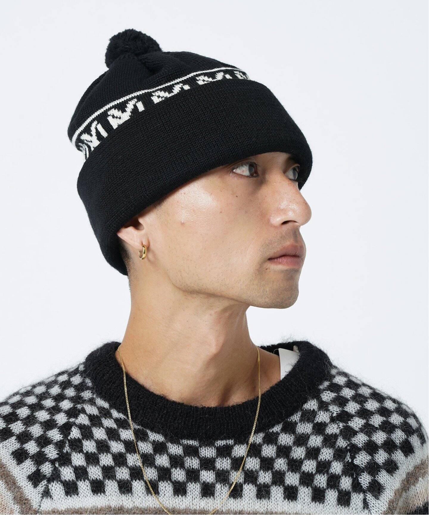 COMESANDGOES / カムズアンドゴーズ】JACQUARD NY KNIT（ニット 