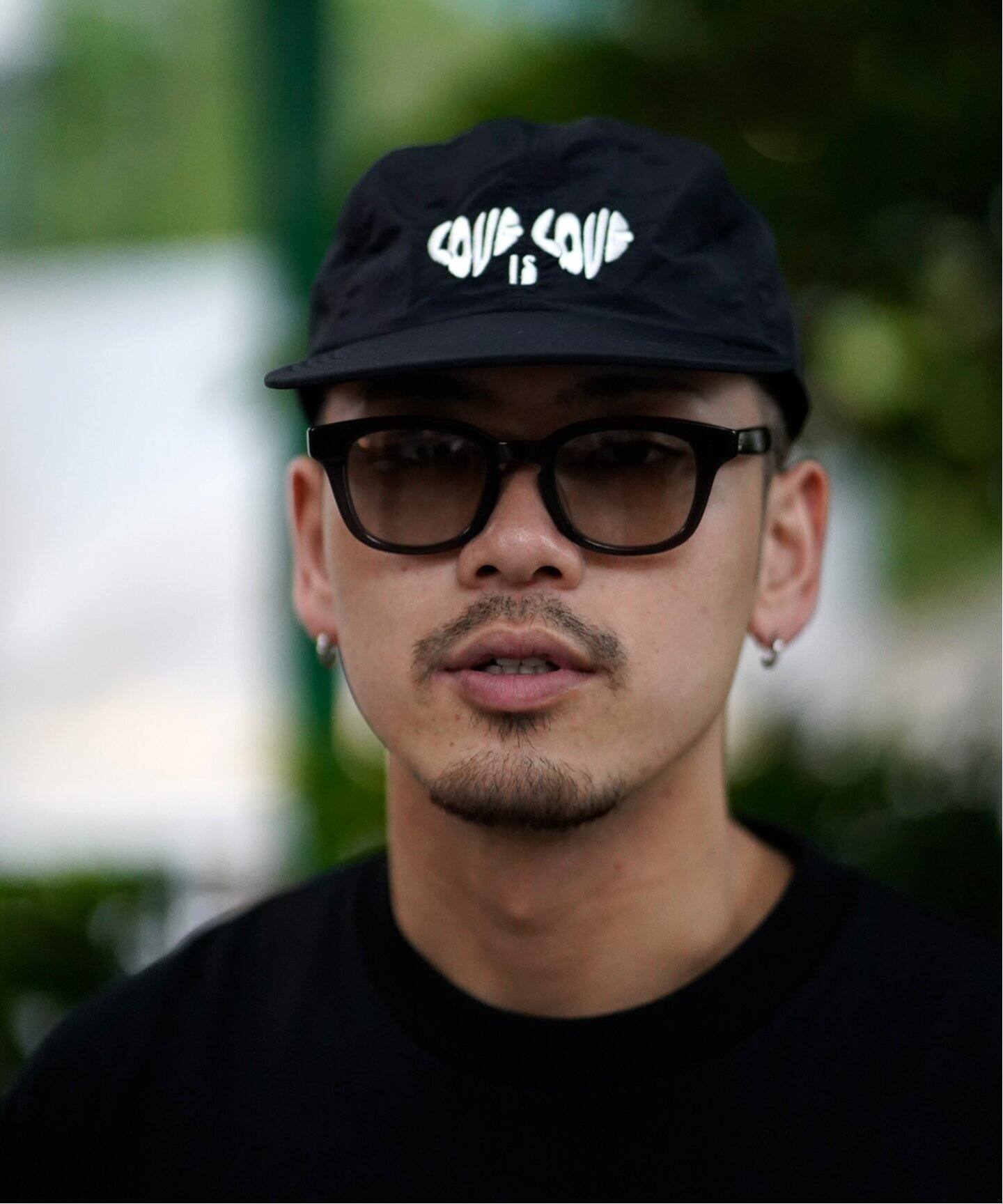 GARBAGE / ガーベッジ】SOFT BRIM 6 PANEL CAP (LOVE)（キャップ 