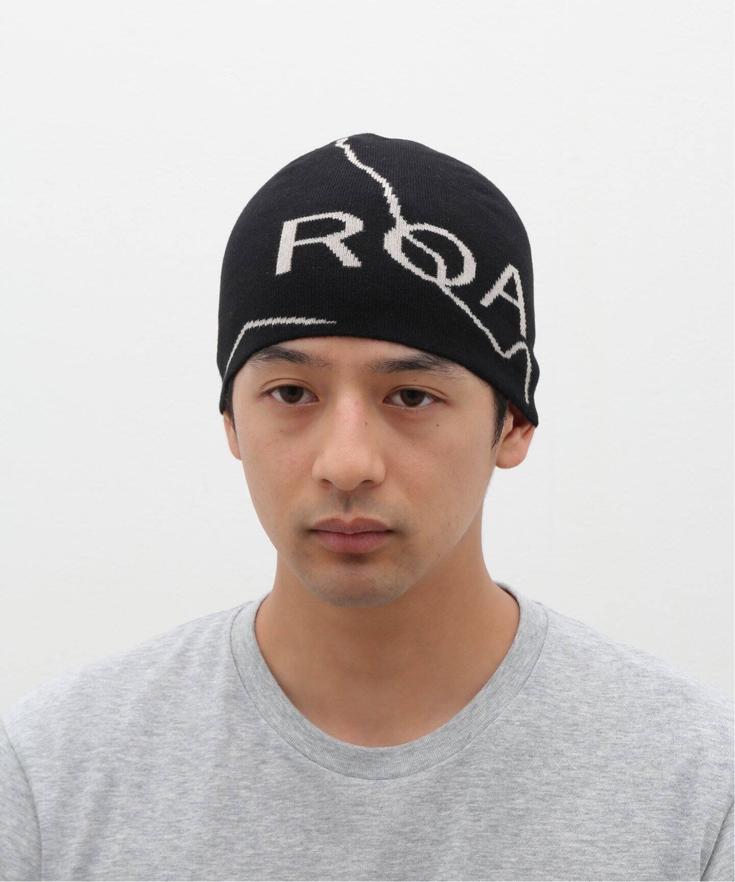 ROA / ロア Logo Beanie RBMW219YA04（ニットキャップ・ビーニー 
