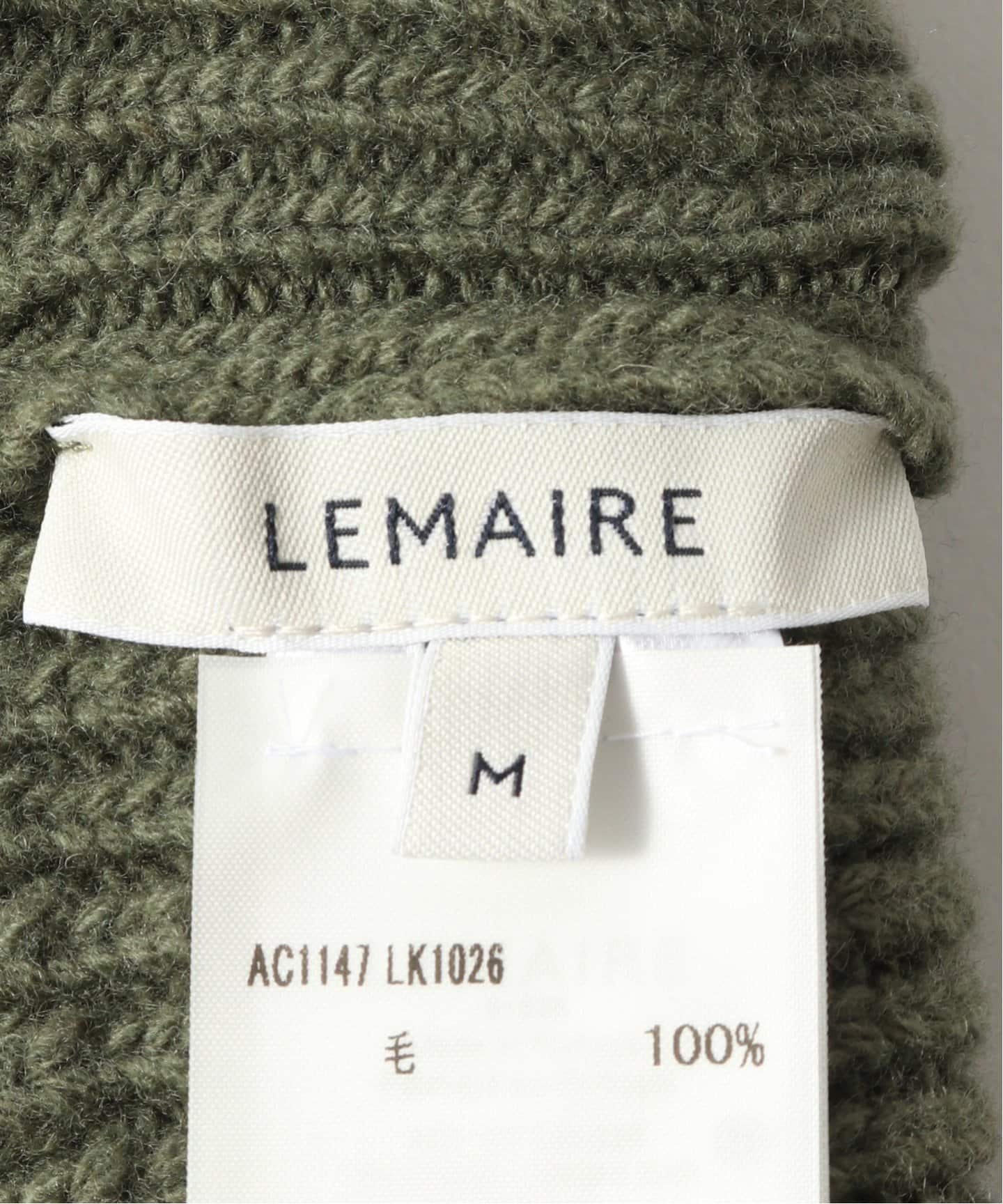 ニットキャップ・ビーニー LEMAIRE FW25 Lemaire Hood Hat (AC1227 LK1028 BR507) LEMAIRE / ルメール】HOOD LAMBSWOOL（ニットキャップ・ビーニー