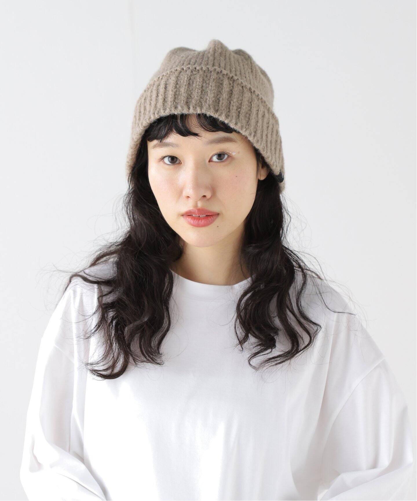VARZAR/バザール】Monogram Label Wool Knit Bucket Hat（ニット
