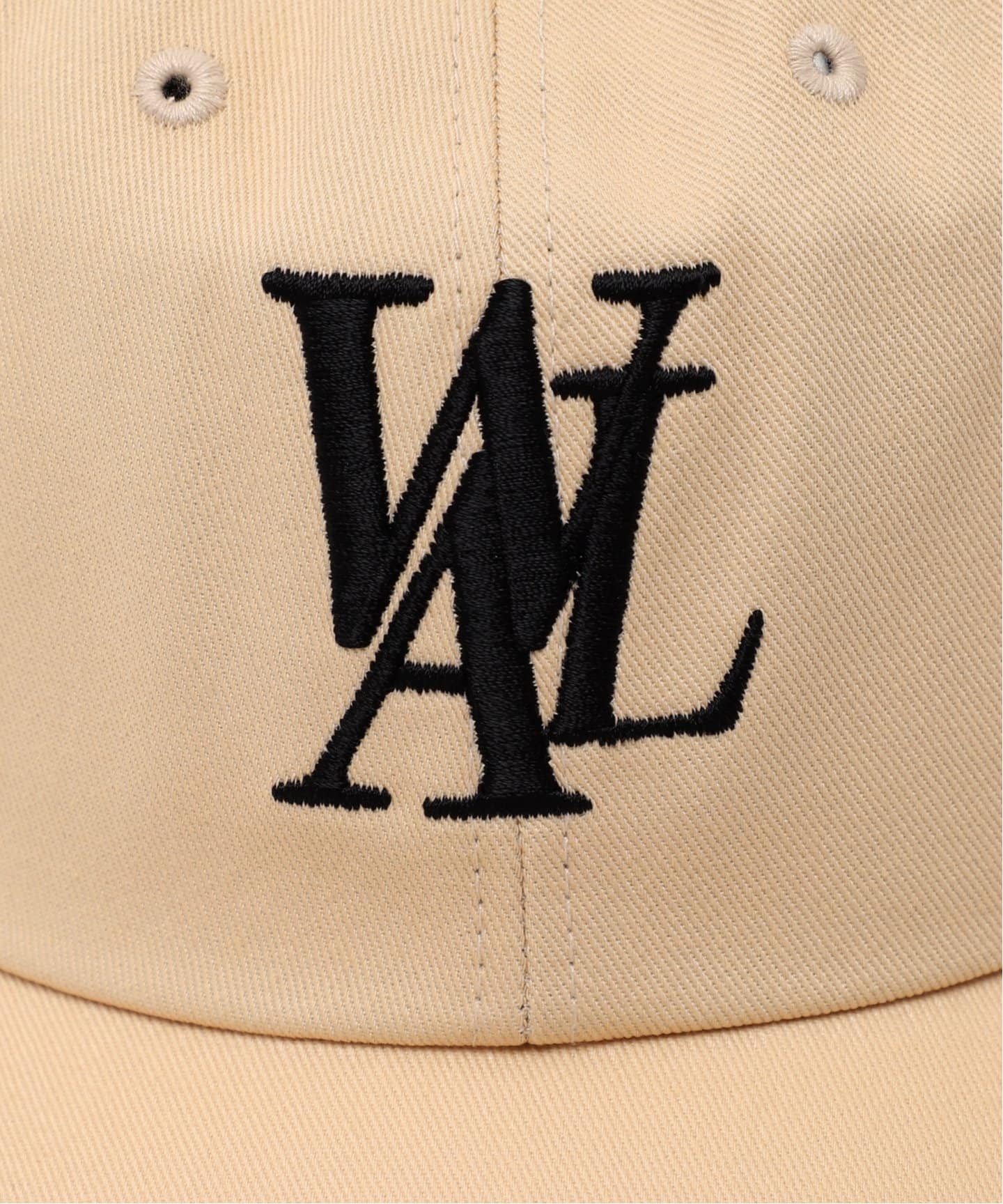 キャップ WOOALONG Signature Logo ball cap PIGMENT BEIGE SF5AAC106BE WOOALONG/ウアロン】signature Logo ball cap / SD5AAC102