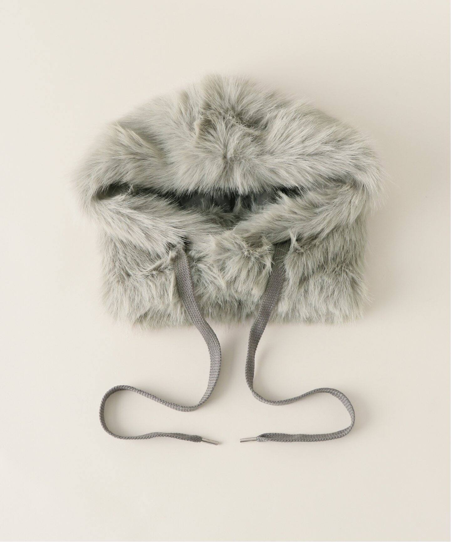 KIJIMA TAKAYUKI/キジマ タカユキ LONG FAUX FUR HOOD W-242048 