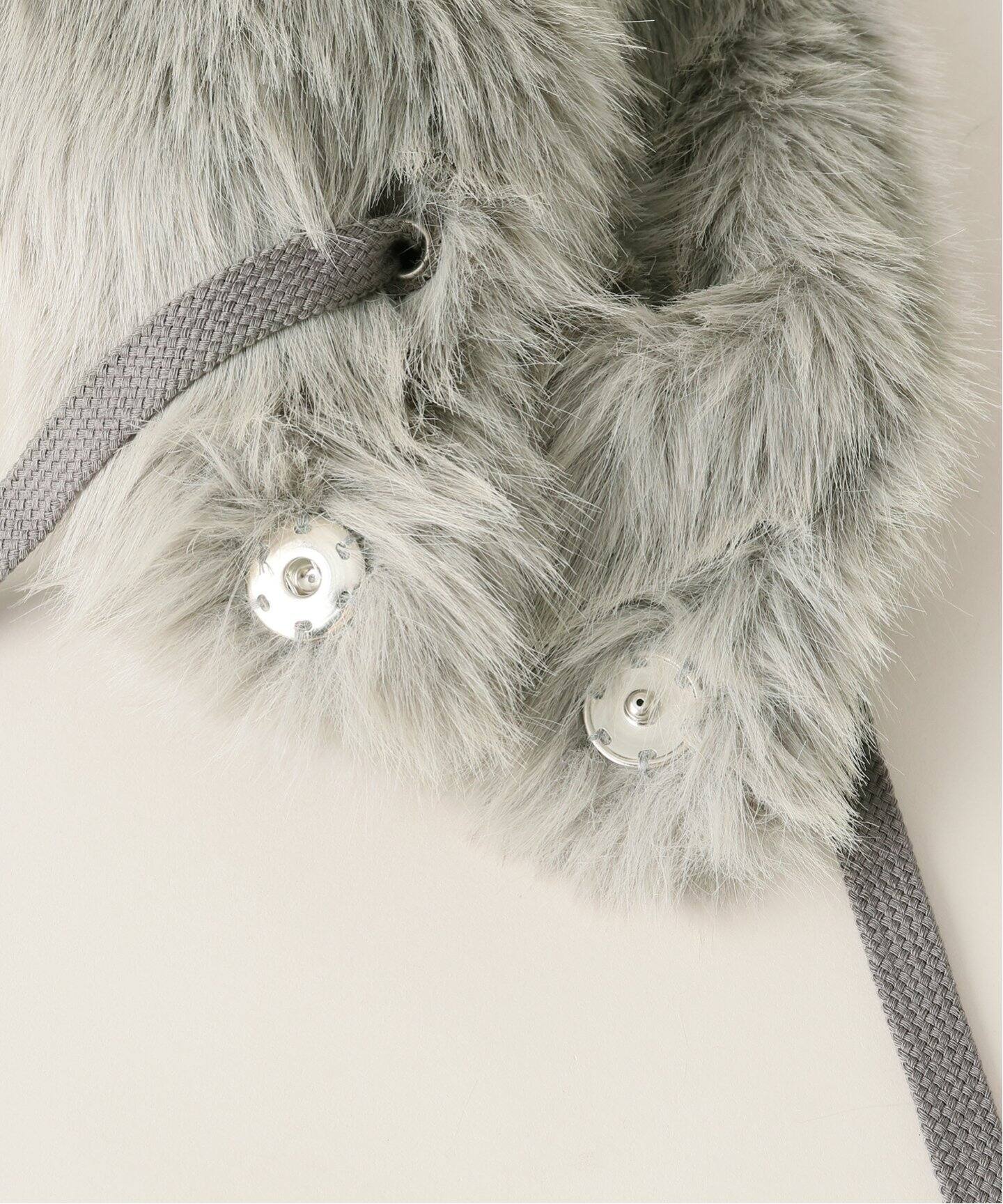 KIJIMA TAKAYUKI/キジマ タカユキ LONG FAUX FUR HOOD W-242048 