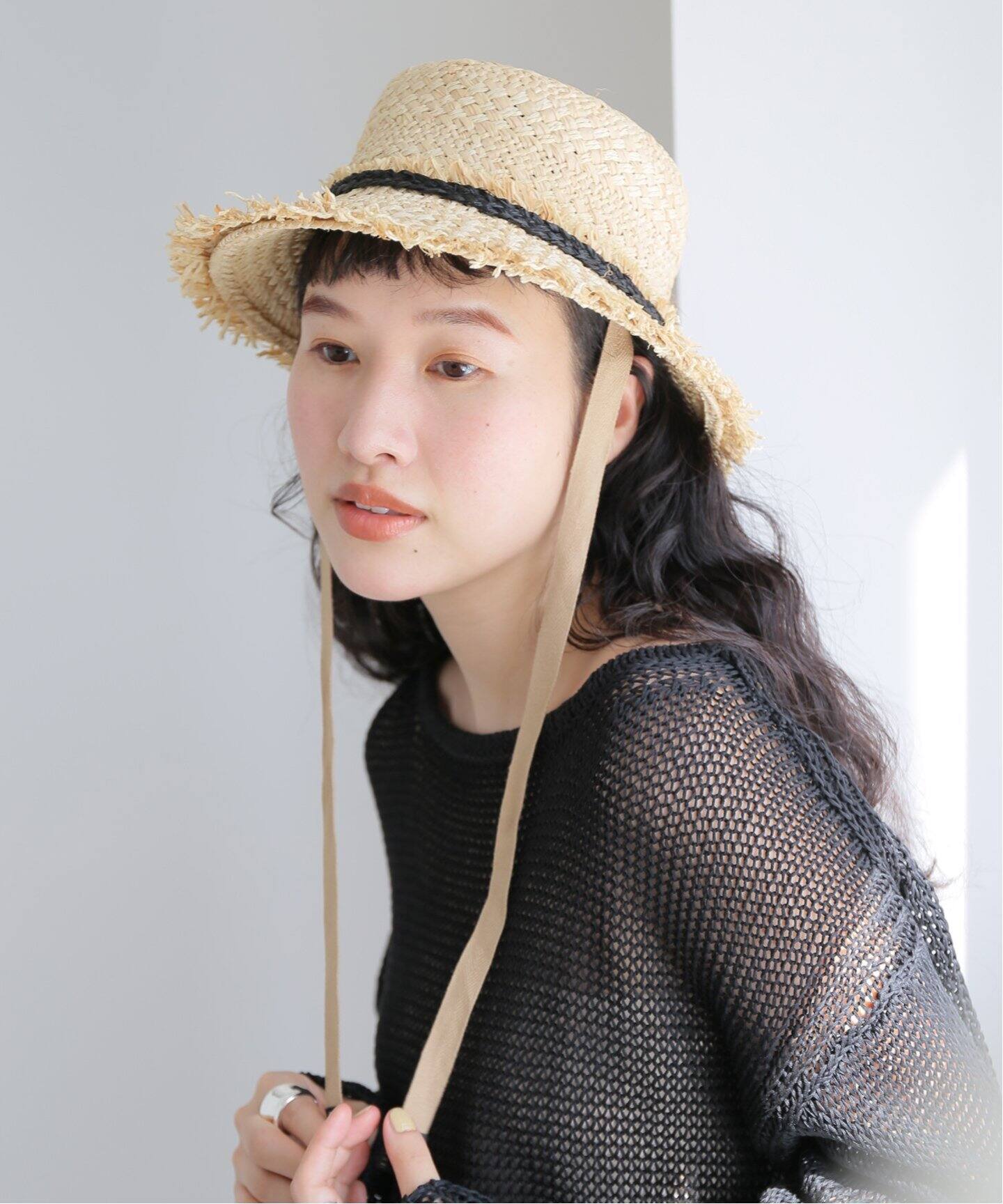 KIJIMA TAKAYUKI RAFFIAPAPER BUCKET HAT（キャップ）｜IENA（イエナ 