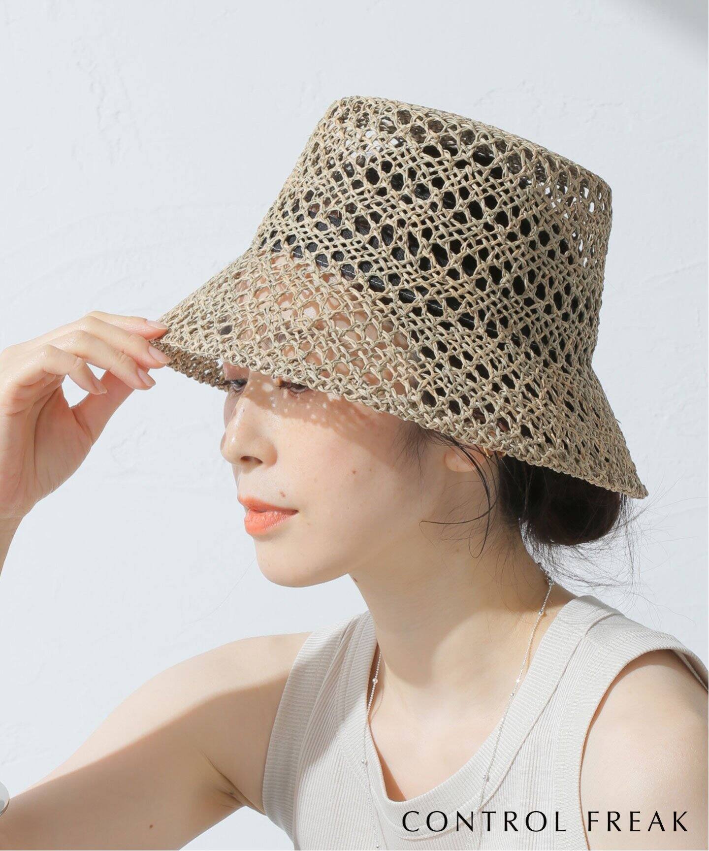 CONTROL FREAK スカシアミバケットハット 234-121715（ハット