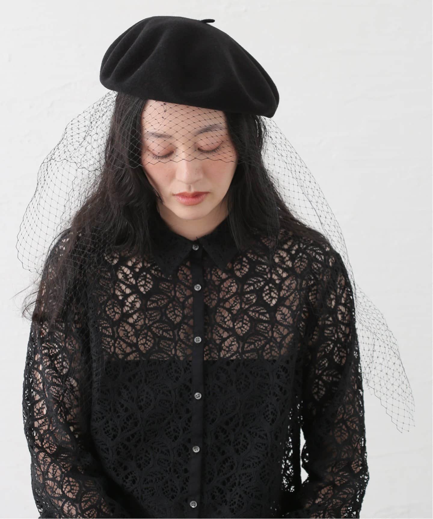 LAULHERE/ロレール チュールベレー LAU00581/582（ハンチング／ベレー