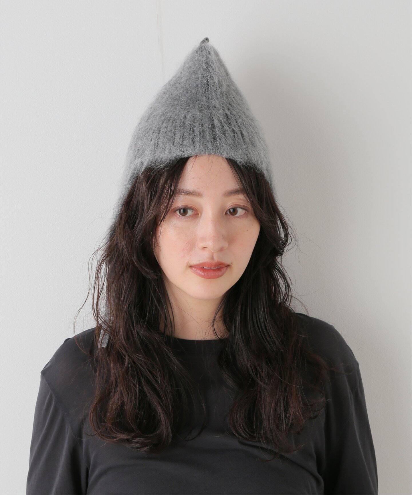 JUN MIKAMI/ジュンミカミ モヘヤMIXビーニー 24AW-19-N（ニット 