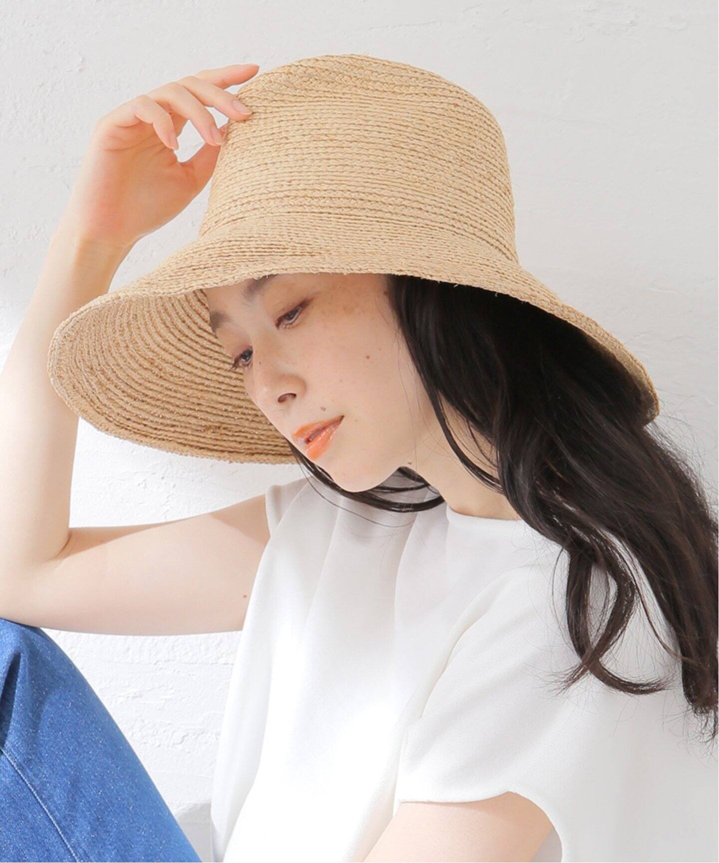 LOLA HATS （ローラハット）ラフィア ハット 8777（ハット）｜VERMEIL