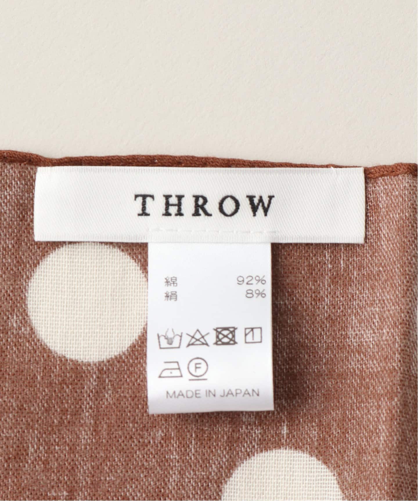 スピックアンドスパン THROW/スロー ドットコットンシルク ストール スピックアンドスパン THROW/スロー ドットコットンシルク ストール