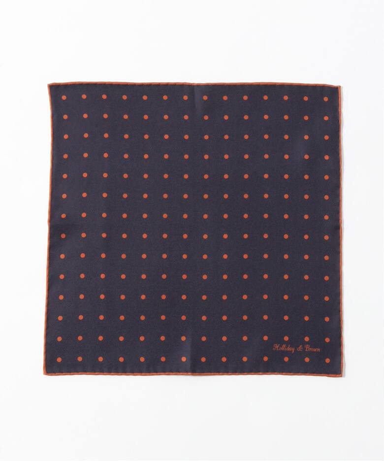 Holliday & Brown / ホリデー & ブラウン】Wフェイスドットプリント  