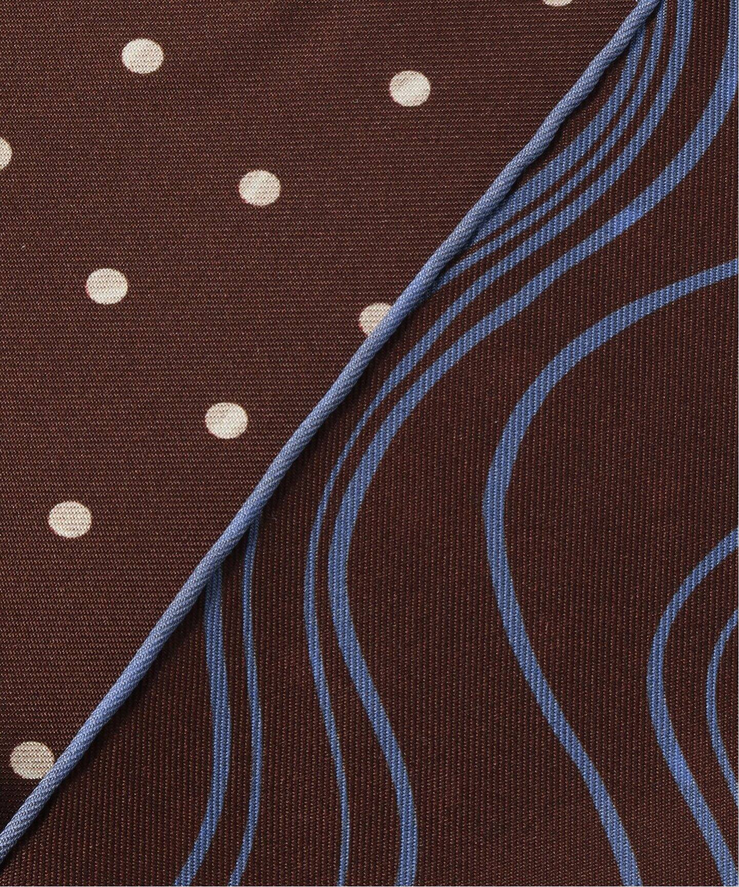 Holliday & Brown / ホリデー & ブラウン】Wフェイスドットプリント