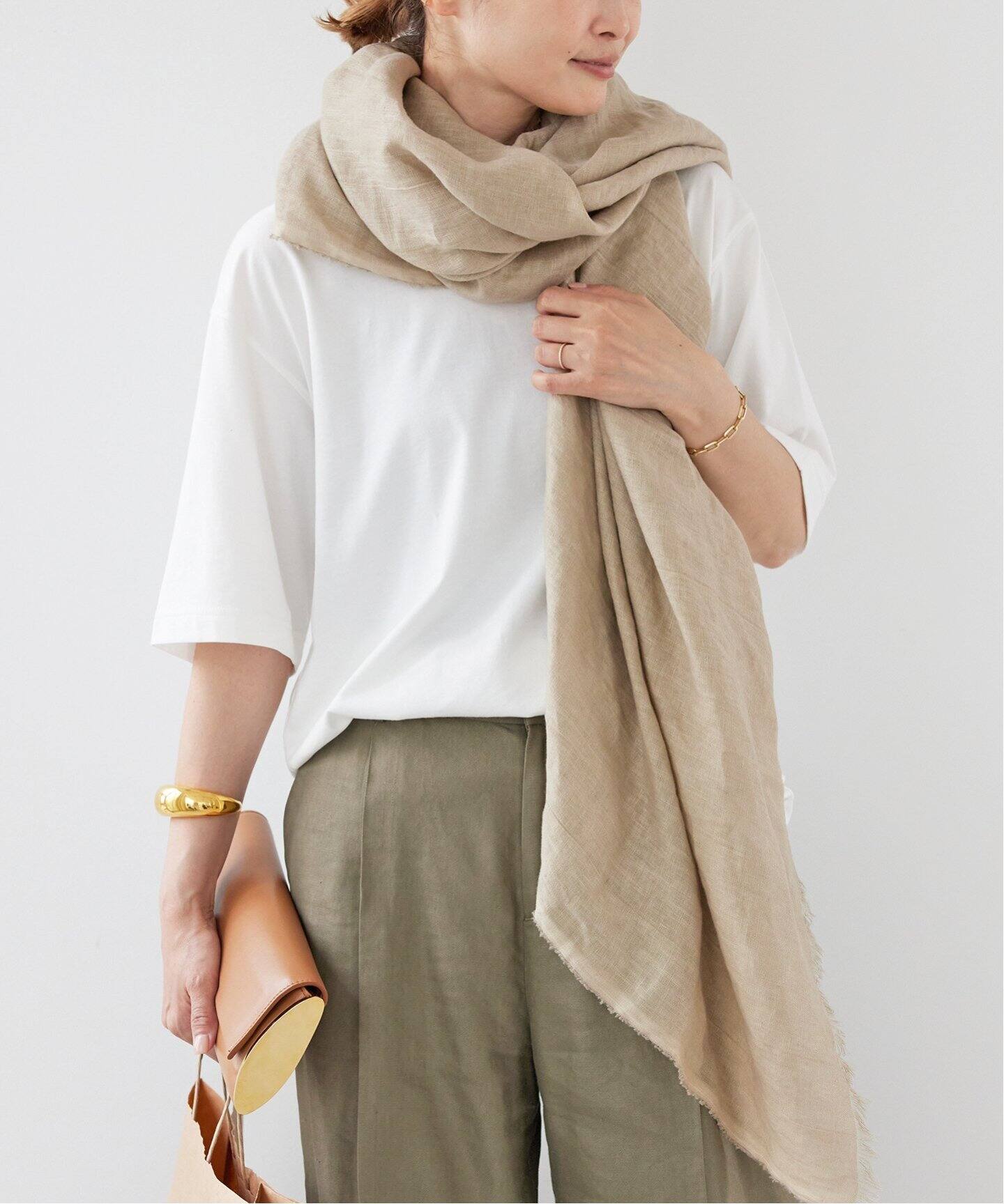 DESTIN/デスティン】 リネン ストール （ストール）｜Deuxieme Classe  
