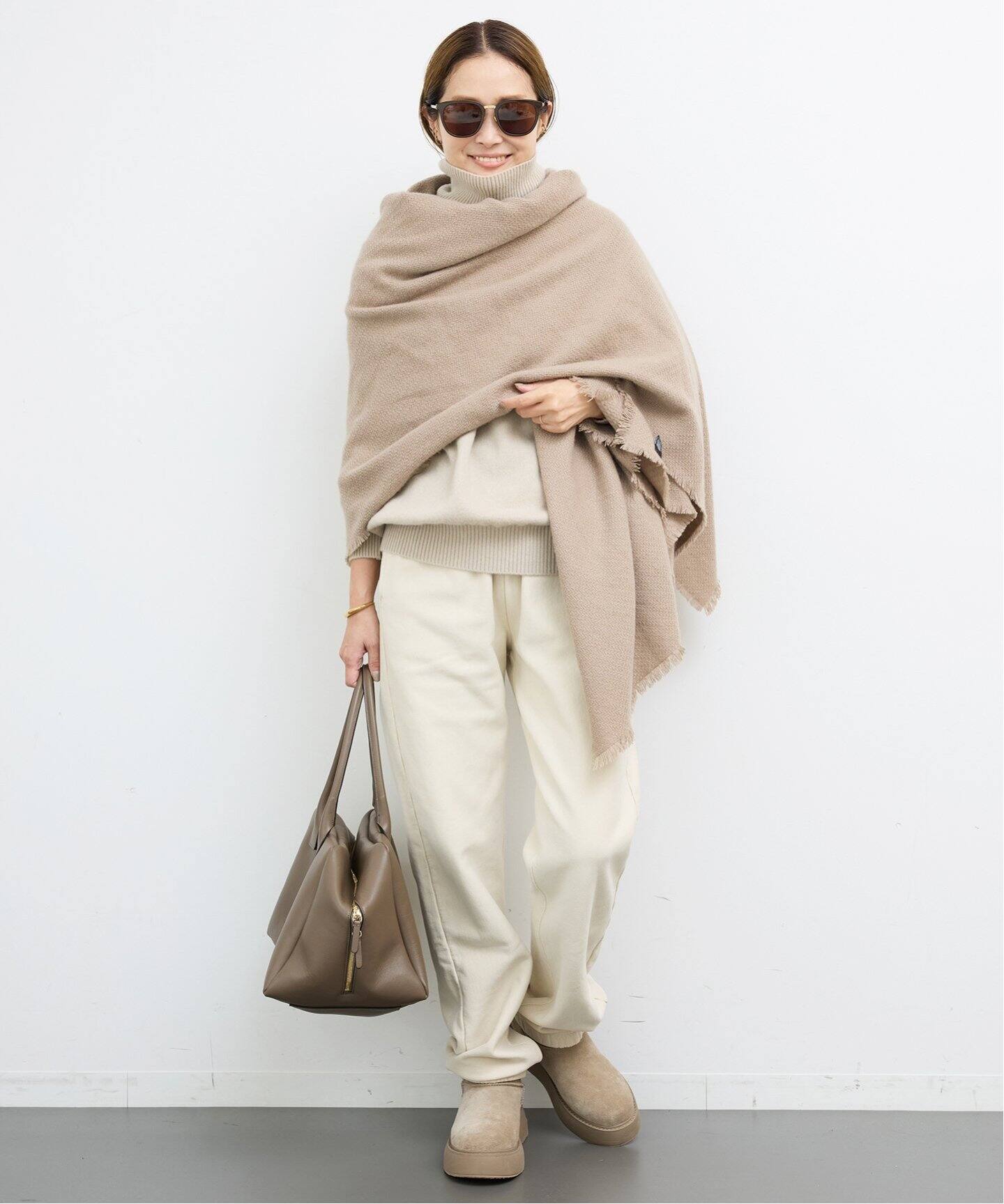 ALONPI CASHMERE / アロンピ カシミア】CASHMERE STOLE（ストール 